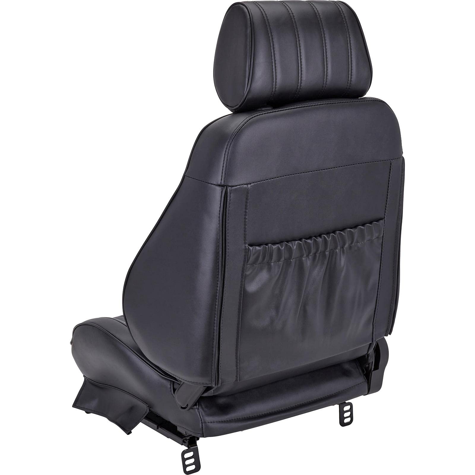 Scat Crankshafts ProCar Rally Recliner - Left Black Vinyl, Model 80-1000-51L