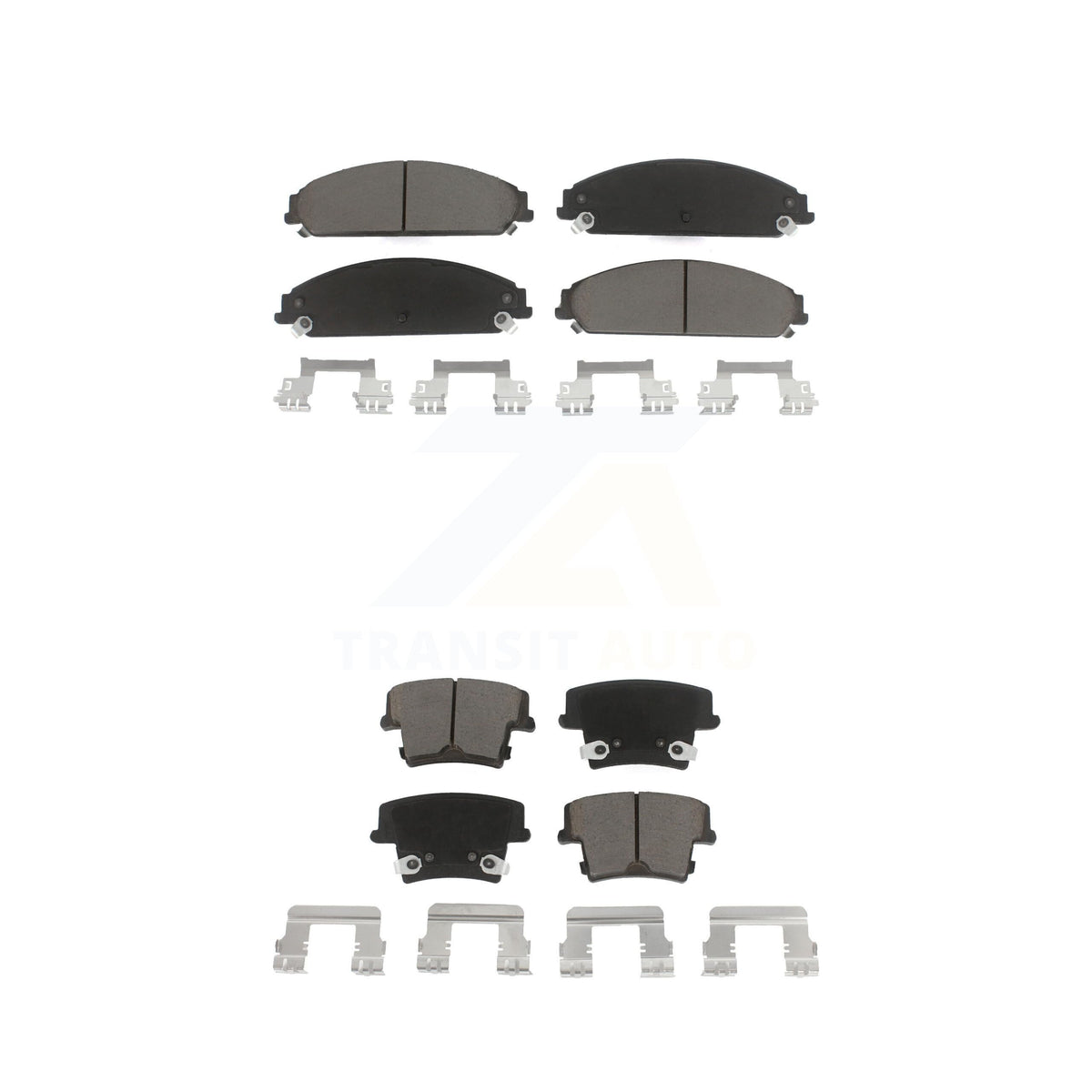 Cmx Front Rear Ceramic Brake Pads Kit Replacement For Dodge Chrysler 300 Charger Challenger Magnum Kcx-100030