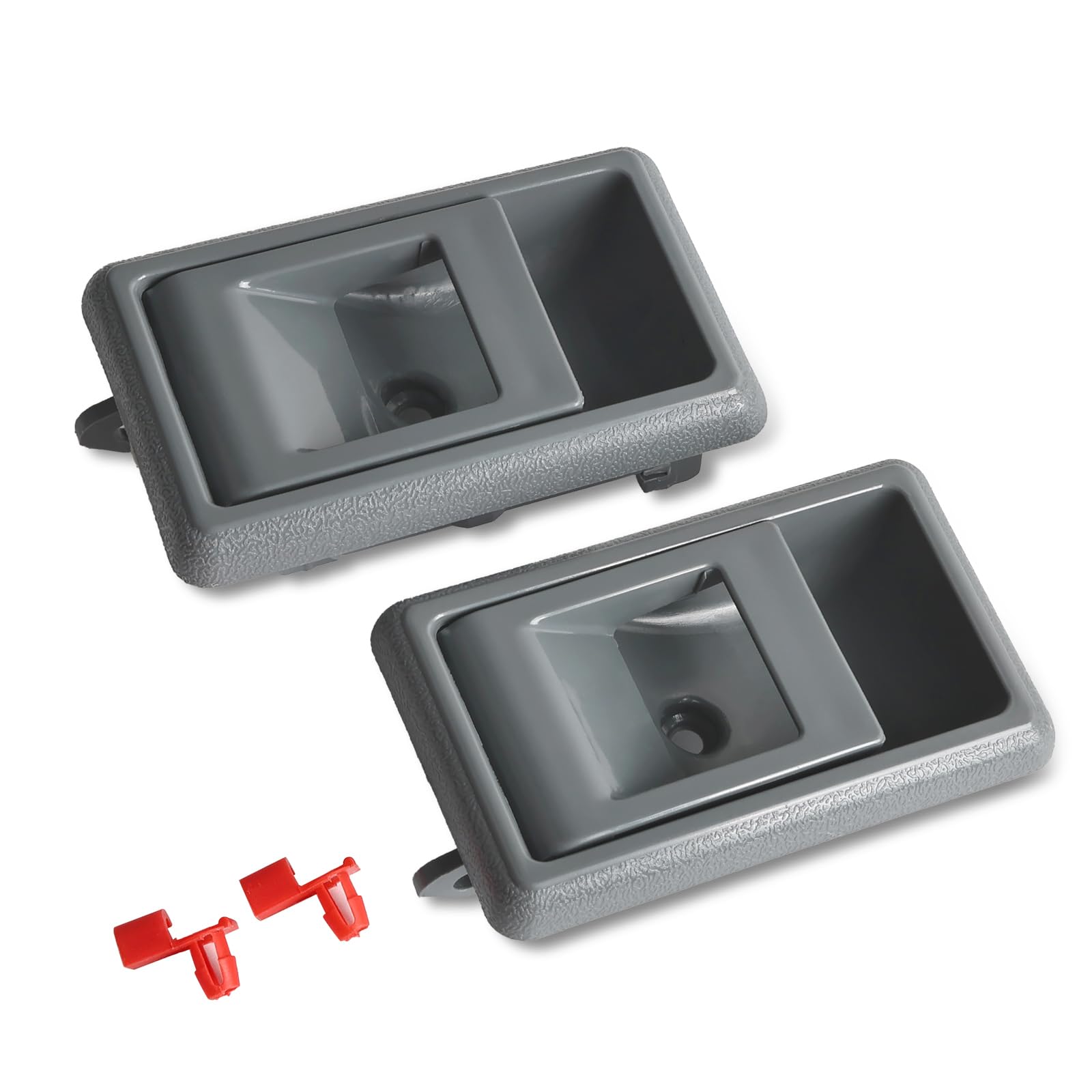 Faersi 2Pcs Interior Door Handle Front Rear Driver & Passenger Side Fits For 1989-1995 4Runner 1988-1993 Toyota Corolla 1989-199