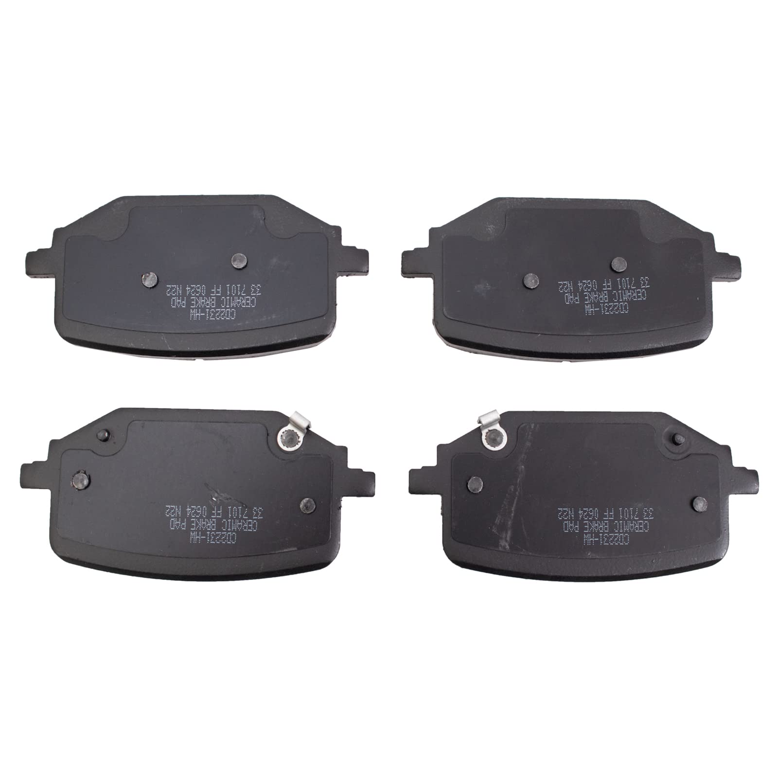 Trq Rear Brake Pads Ceramic Compatible With 2020-2022 Ford Explorer 2013-2020 Police Interceptor Utility Lincoln Aviator