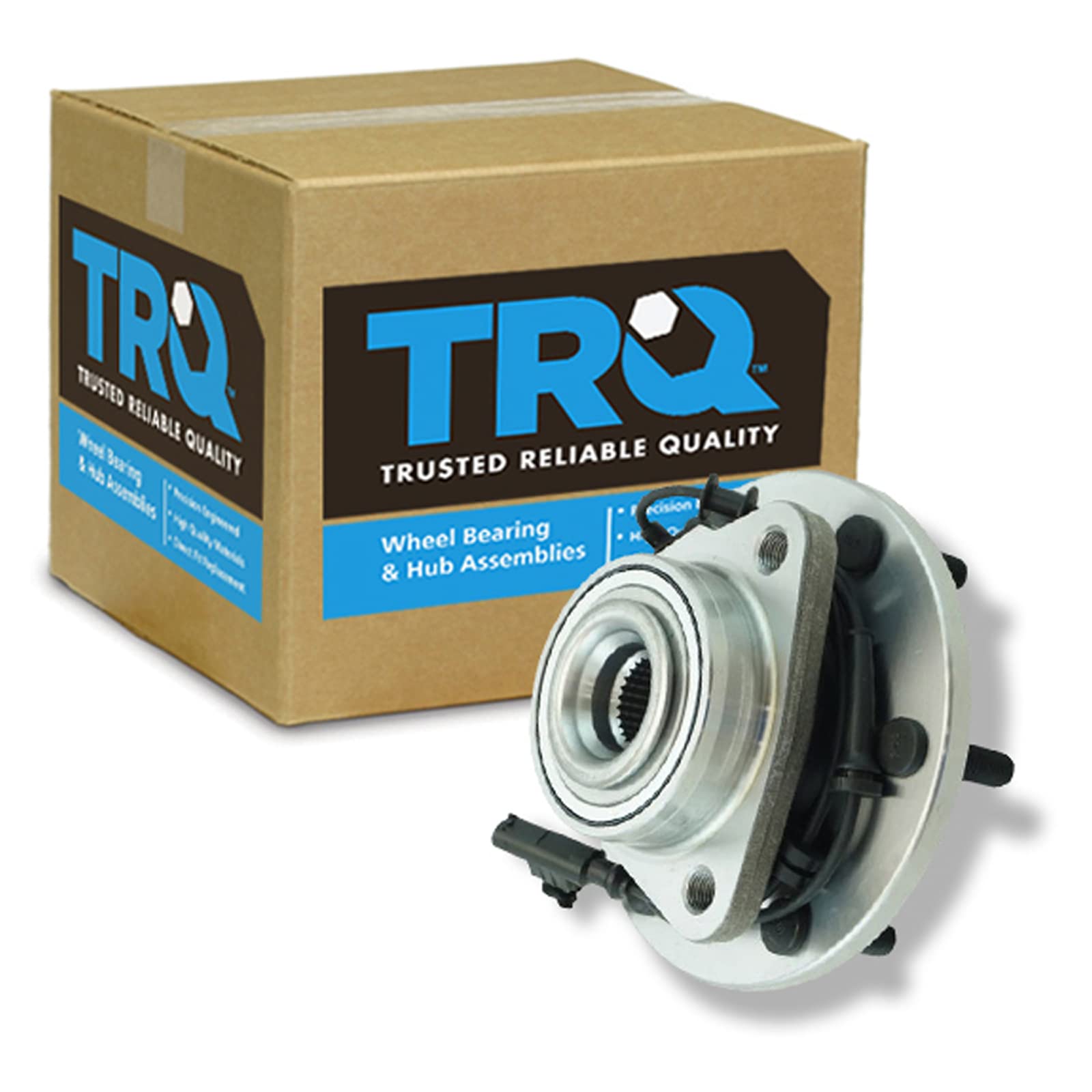 Trq Front Wheel Bearing & Hub Assembly 4Wd With Abs Sensor Compatible With 2012-2015 Nissan Armada Titan