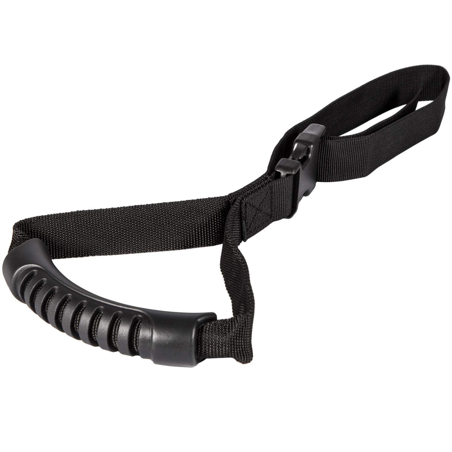 E-Cowlboy Auto Cane Grab Handle Adjustable Standing Aid Safety Handle Portable Vehicle Support Grab Bar Nylon Grip Handle Mobility Assist Device (Black)