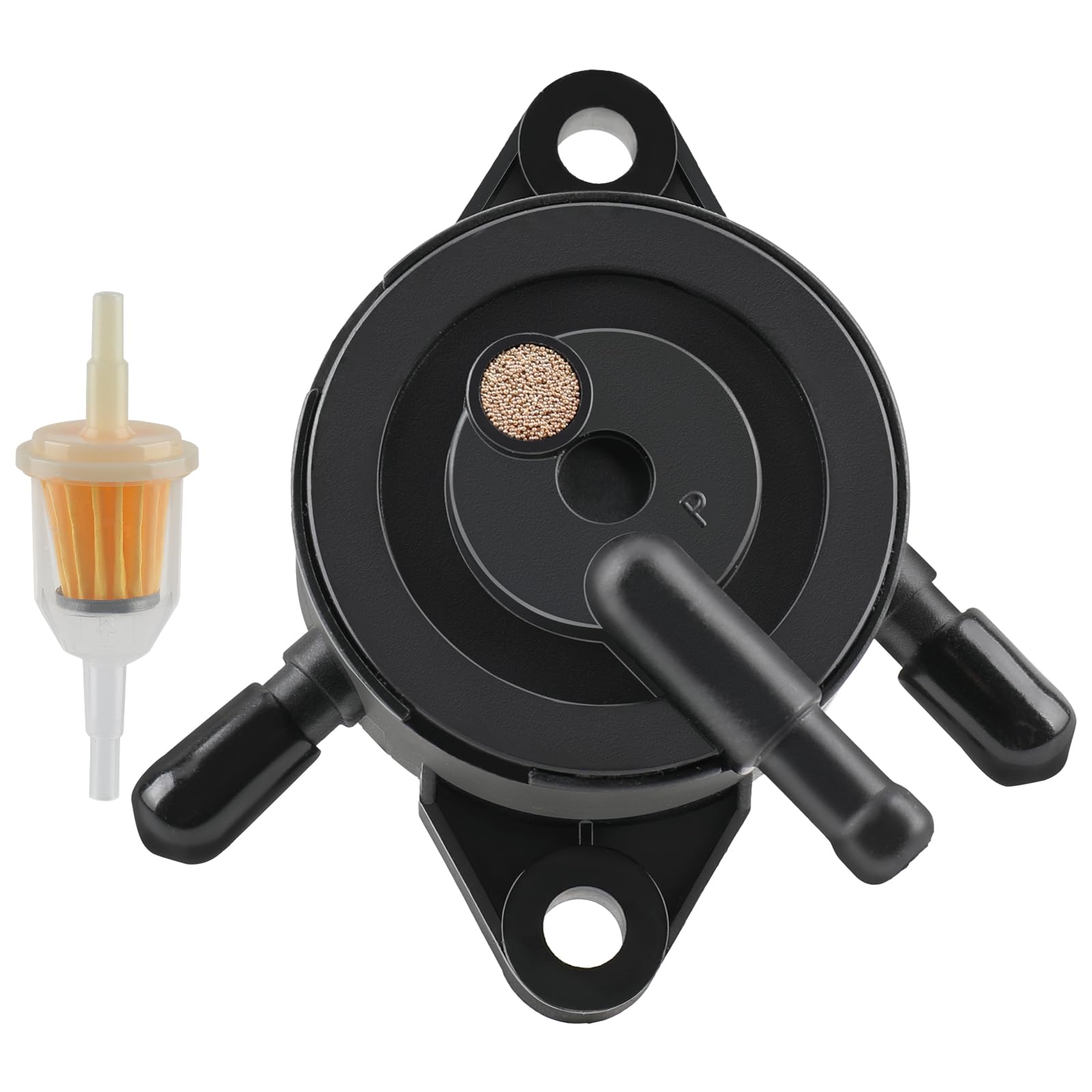 Fuel Pump For Kohler 17Hp-25 Hp Small Engine Lawn Mower Tractor, Gas Vacuum Fuel Pump With Fuel Filter For Honda For Yamaha For