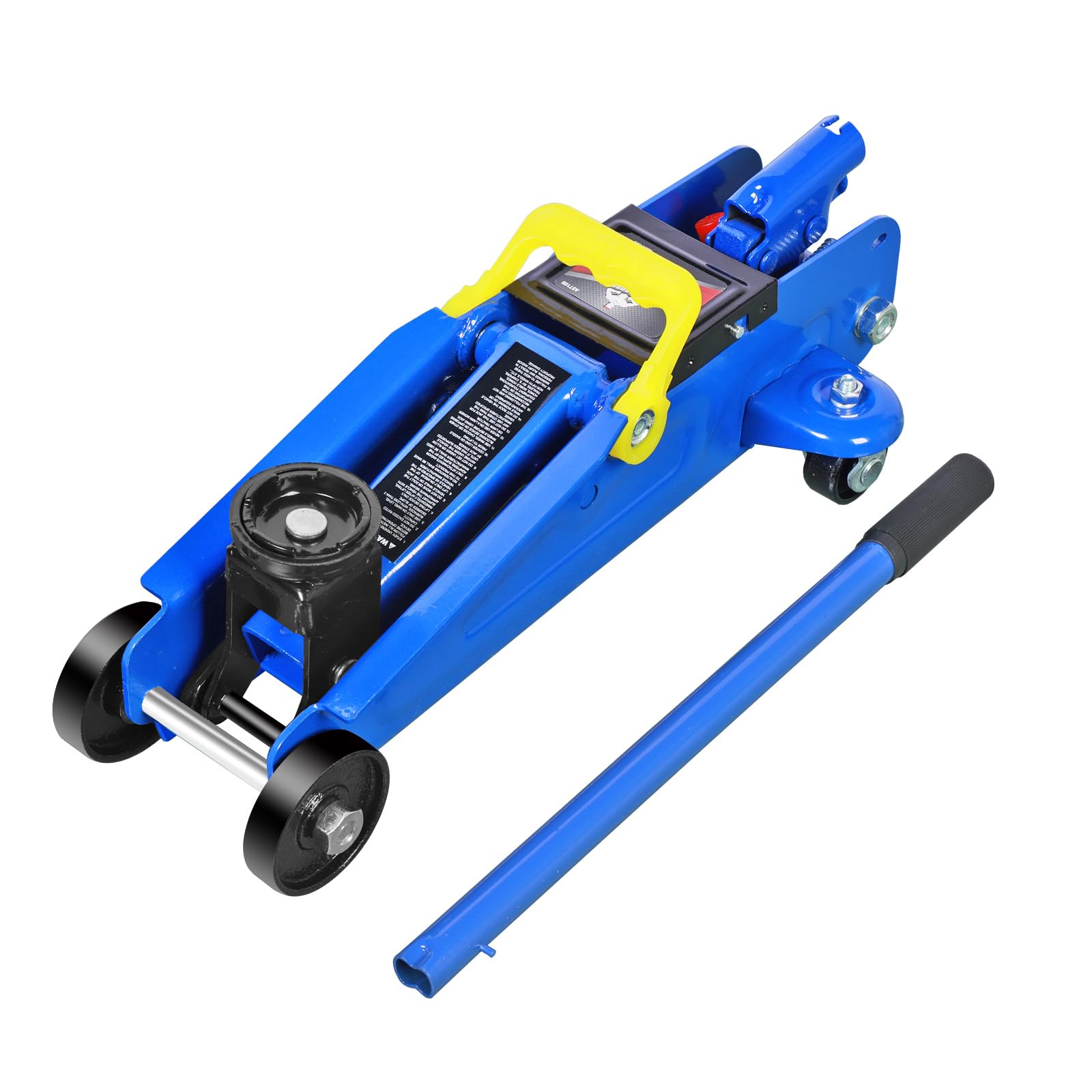 Jack Boss Floor Jack 1.5 Ton (3,000 LBs) Hydraulic Car Jack, Lifting Range from 5.1 Inch to 12.6 Inch, Fits Sedans Automotive Bl