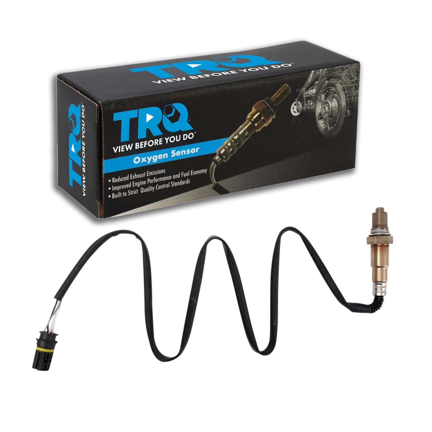 Trq Downstream Upstream O2 Oxygen Sensor Compatible With 2000-2011 Mercedes-Benz