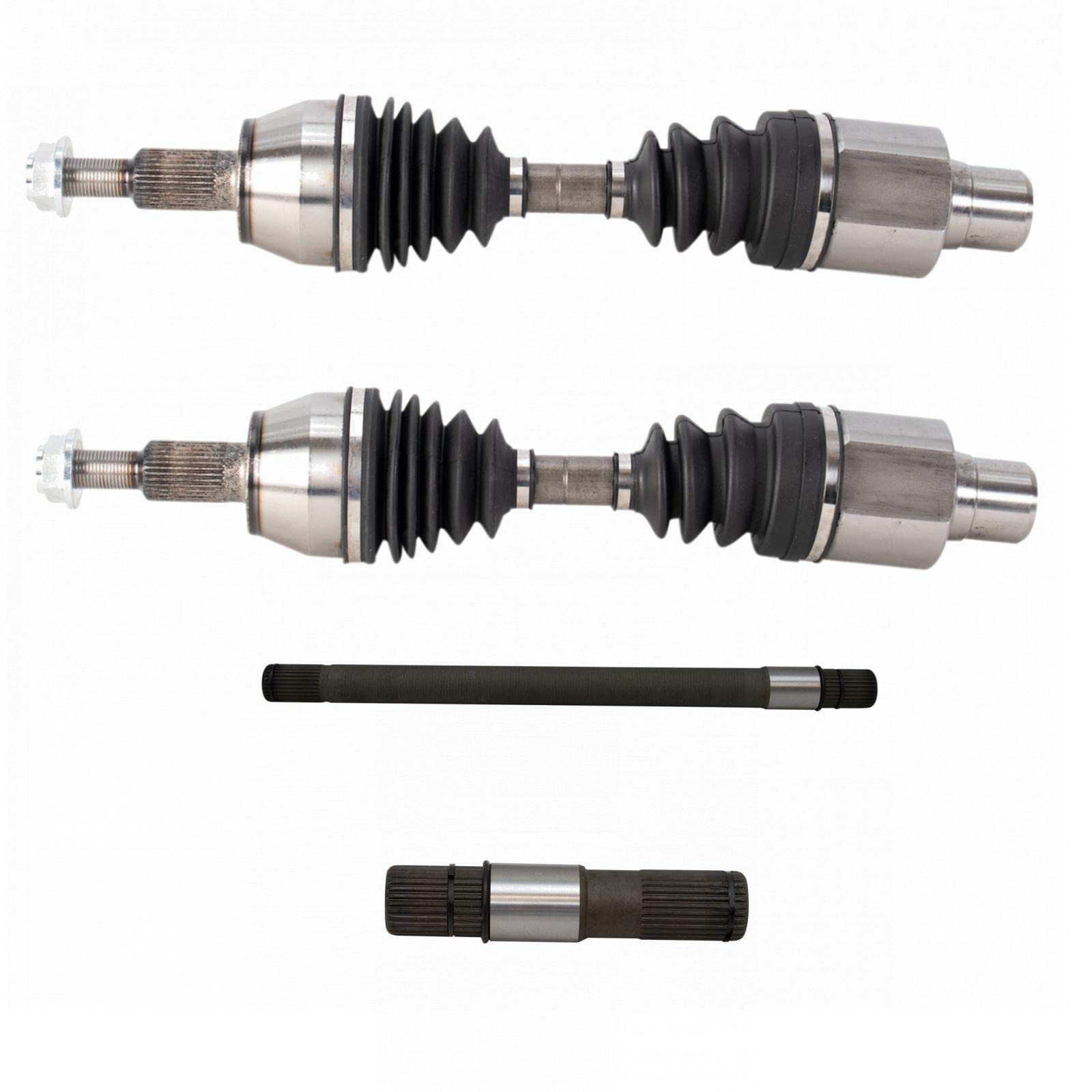 TRQ Front CV Axle Shaft Assembly Set Compatible with 2005-2010 Dodge Dakota 2011 Ram