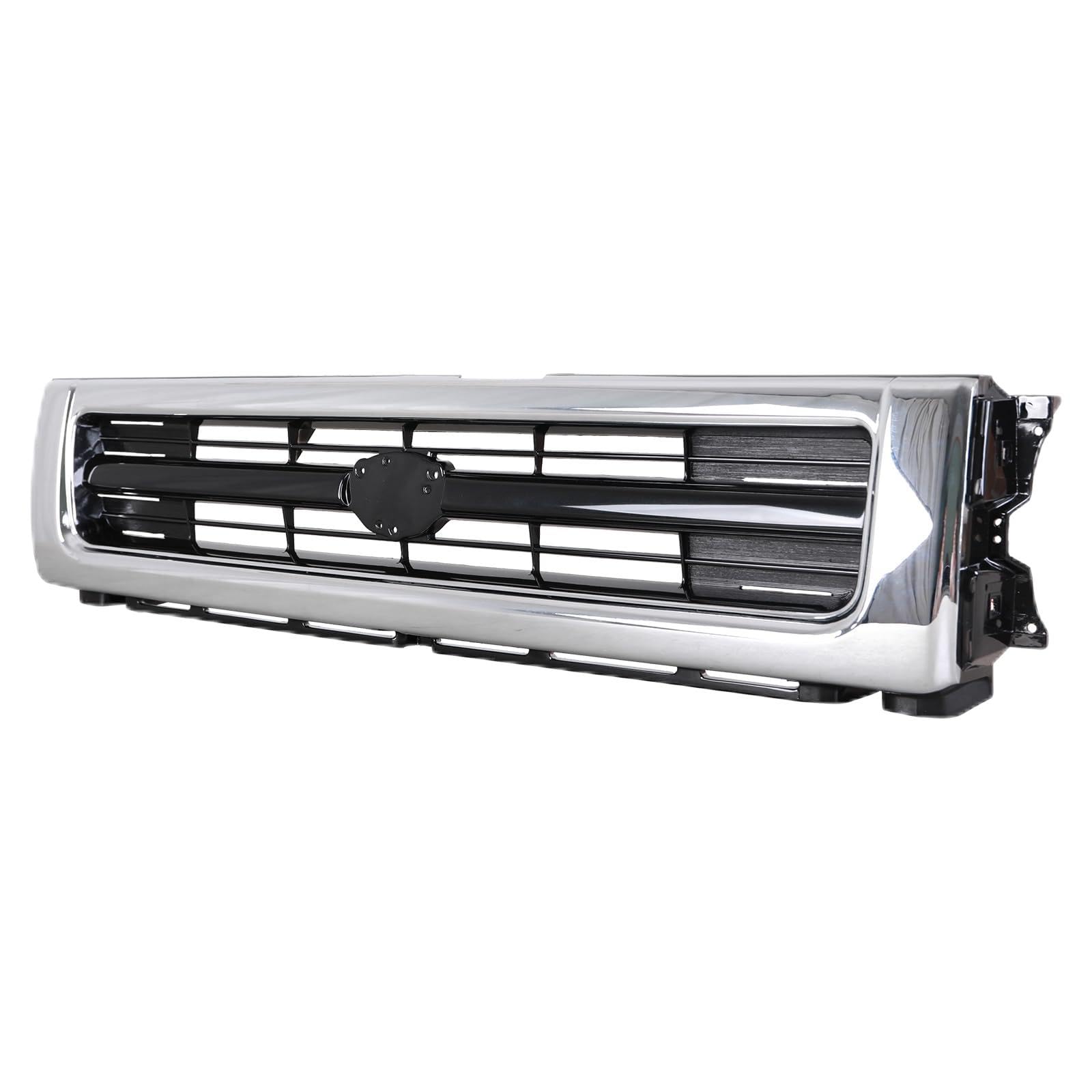 TYG (CAPA QUALITY) Chrome Front Grille Compatible with 1992-1995 Toyota Pickup, ABS OEM Replacement Bumper Grill for TO1200149 5