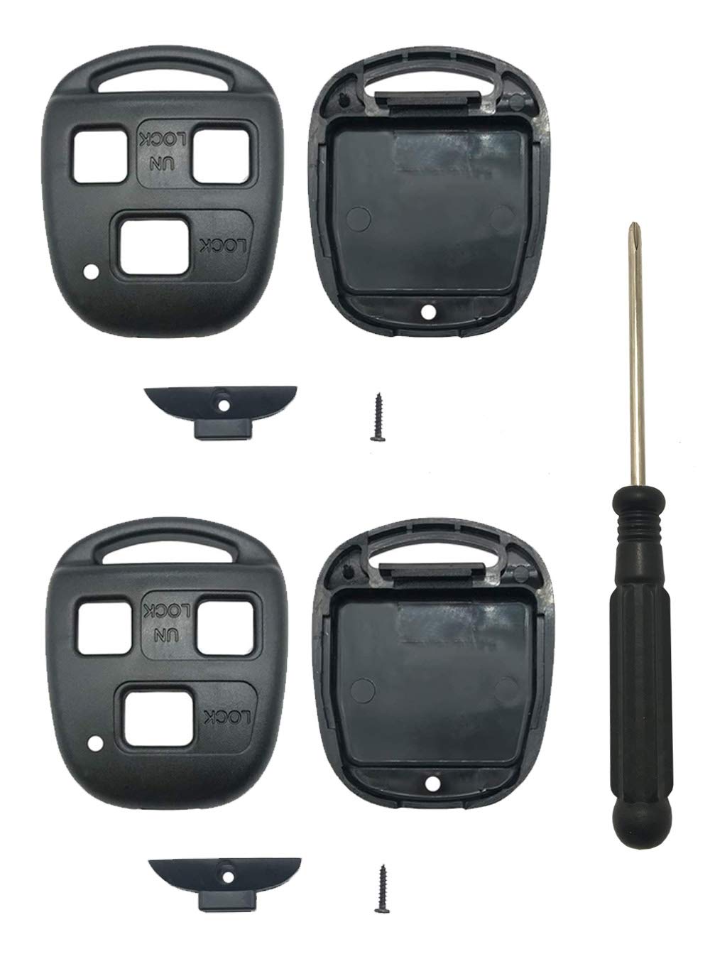 Horande Replacement Keyless Entry Key Fob Cover Case Fit for Lexus ES GS GX is LS LX RX SC IS300 GS300 GS400 GS430 GX470 LS400 L