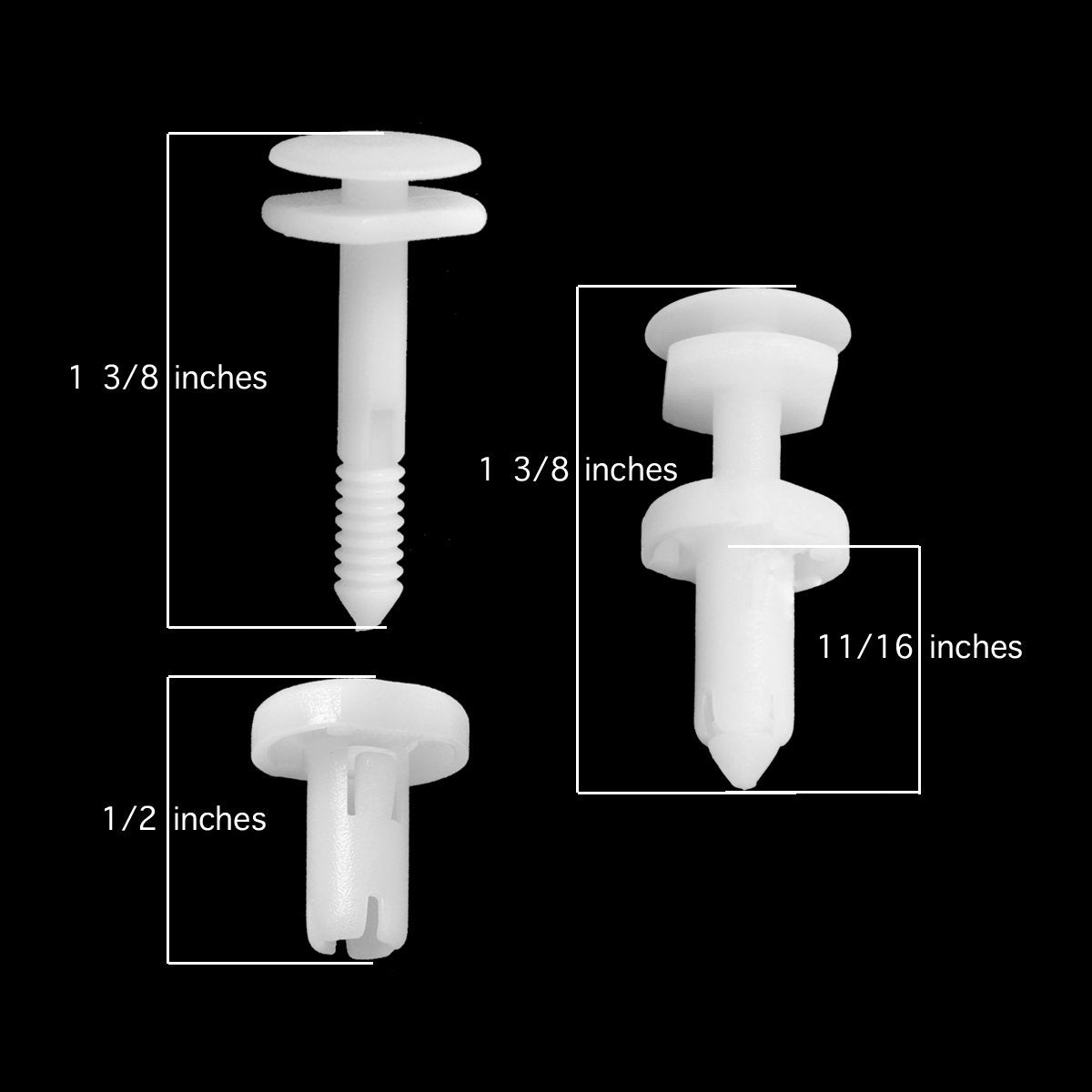 Lantee 20 Pcs Car Door Panel Retainer Clips Replacement For Gm 15960325