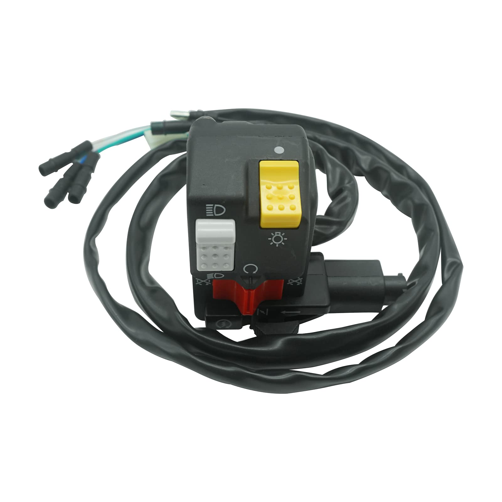 M Mati Handlebar Switch Start Kill Stop Headlight For Honda Trx300 Trx300Fw Fourtrax 1996-2000 35020-Hm5-A10