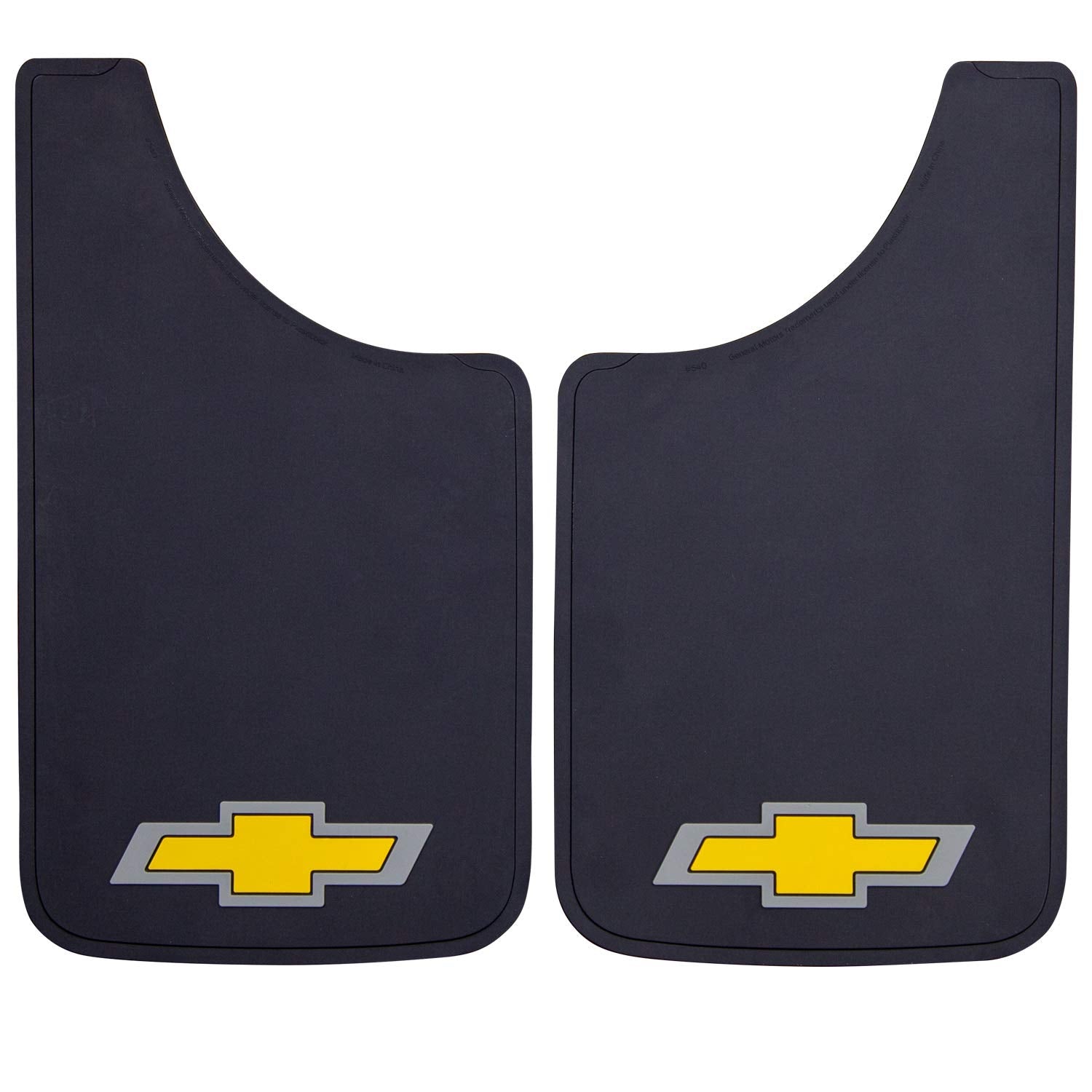 Chevy Gold Bowtie Easy Fit Mud Guard 11 - Set of 2