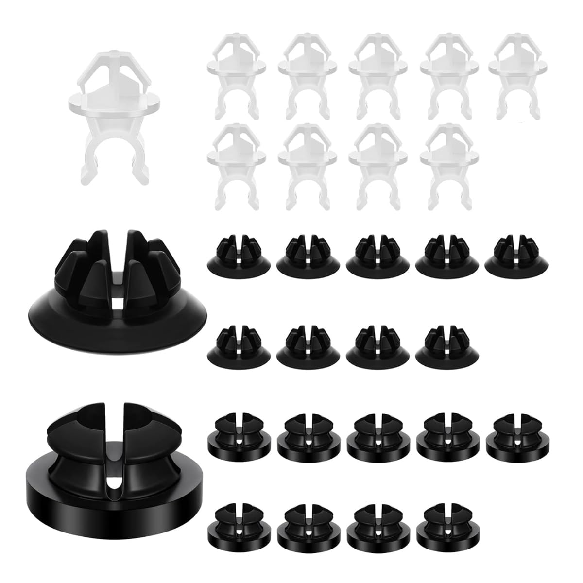 30PCS Hood Prop Rod Holder Clips, Car Hood Rod Clip Car Engine Hood Stay Clips, Car Hood Support Rod Compatible with 91503-SS0-0