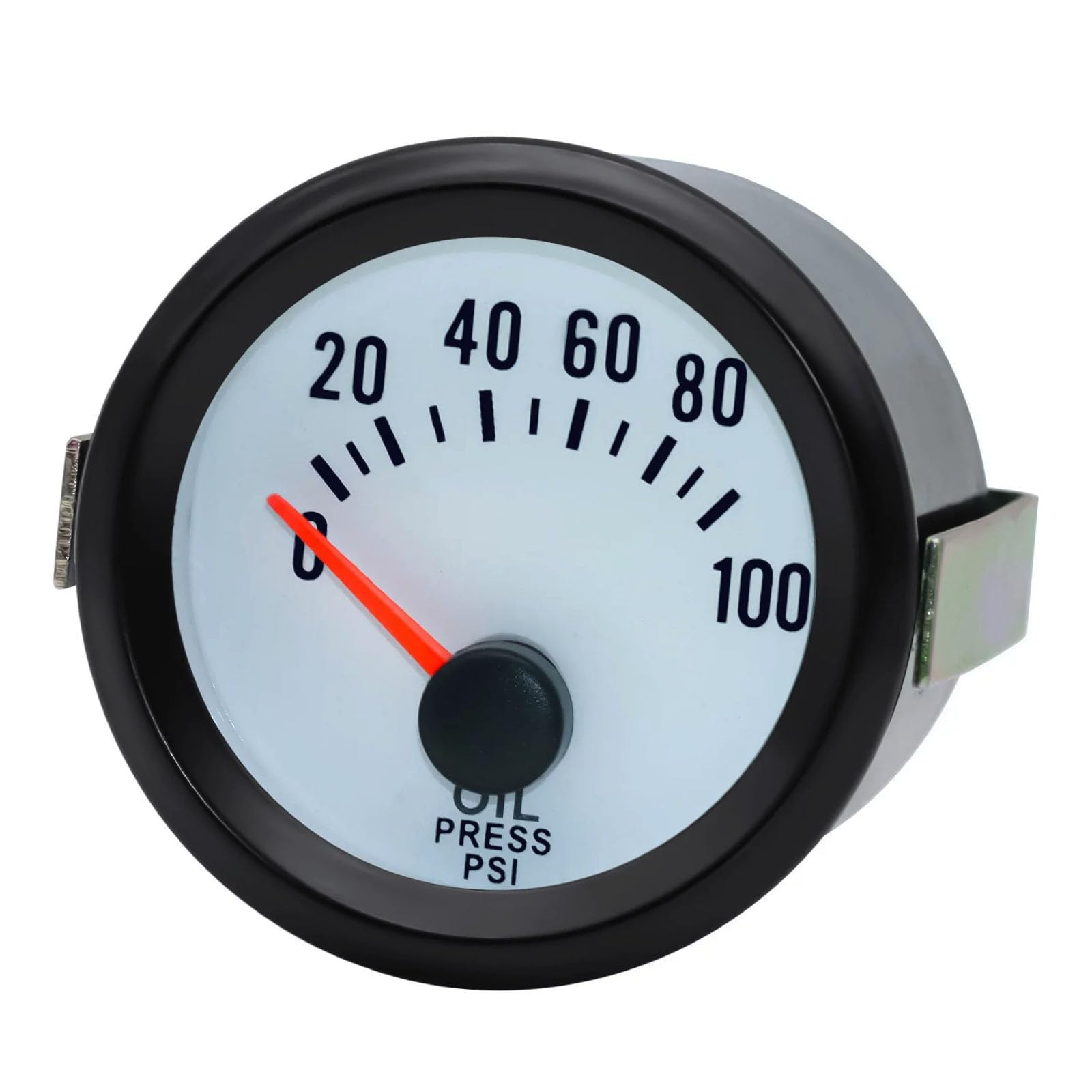 BYYOUIV 2 52mm Oil Pressure Gauge 0-100 PSI Digital Blue LED Press Meter with Sensor for Cars