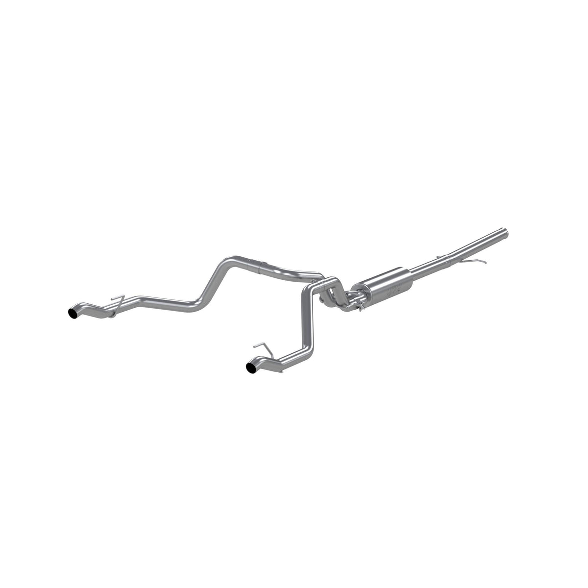 Mbrp S5085Al 2.5' Cat Back, Dual Rear Exhaust System (Aluminized Steel)