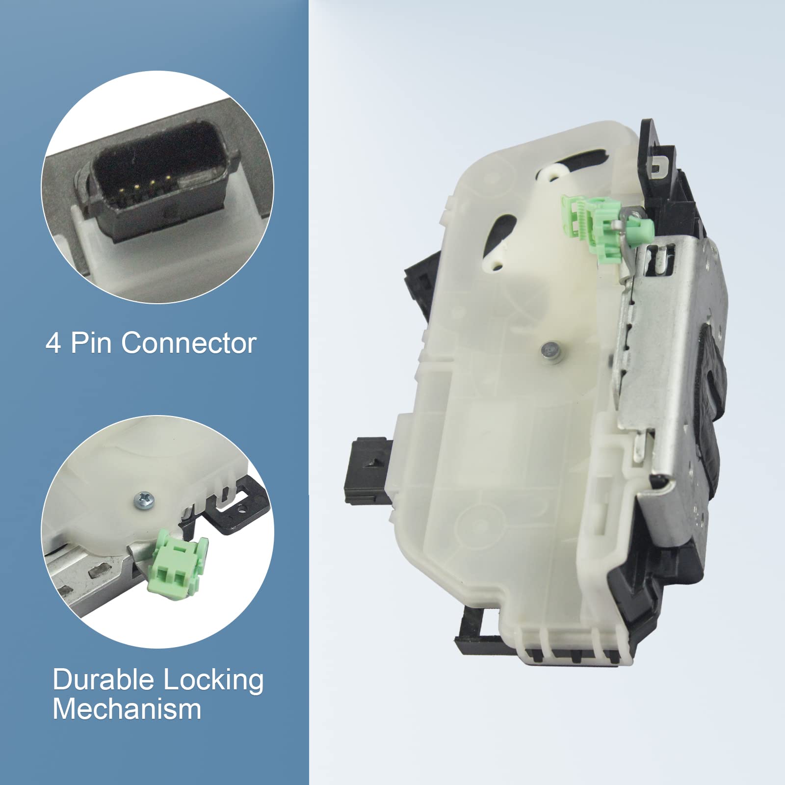 Dicmic Rear Right Passenger Side Door Lock Latch Actuator Compatible With 2011-2019 Ford Explorer 2009-2014 Ford F-150 2010-2014