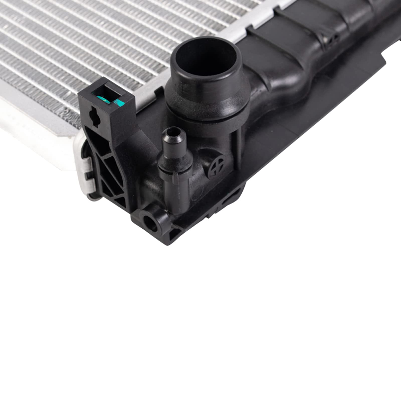 Trq Radiator Assembly Aluminum Core Compatible With 14-21 Mini Cooper 16-18 Cooper Clubman Cu13544