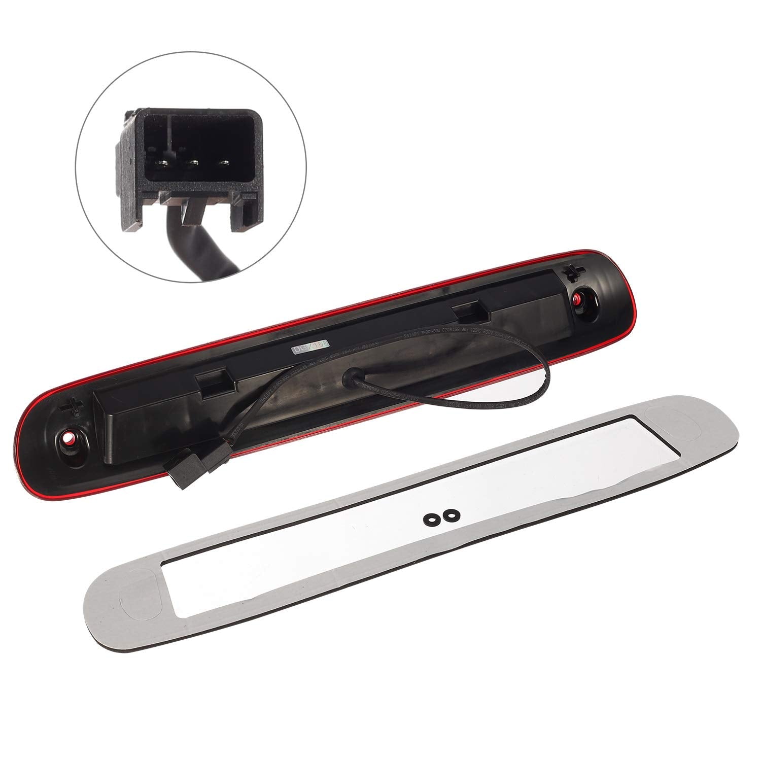 Partsam High Mount Stop Light Led Third 3Rd Brake Light Replacement For Silverado And Sierra 1500 2500 Hd 3500 Hd 2007 To 2013 R