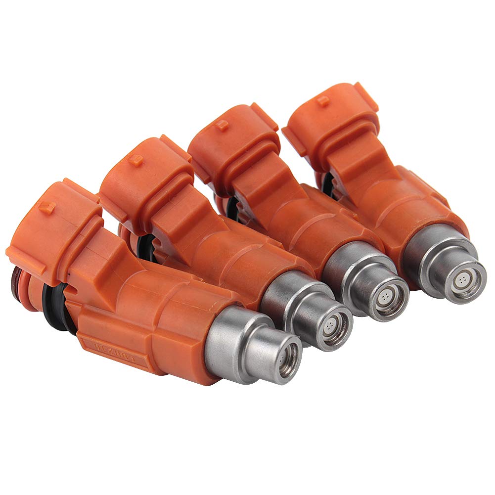 AUTOKAY 4pcs Fuel Injector Flow Matched 68V-8A360-00-00 for Yamaha Outboard 115 HP Marine