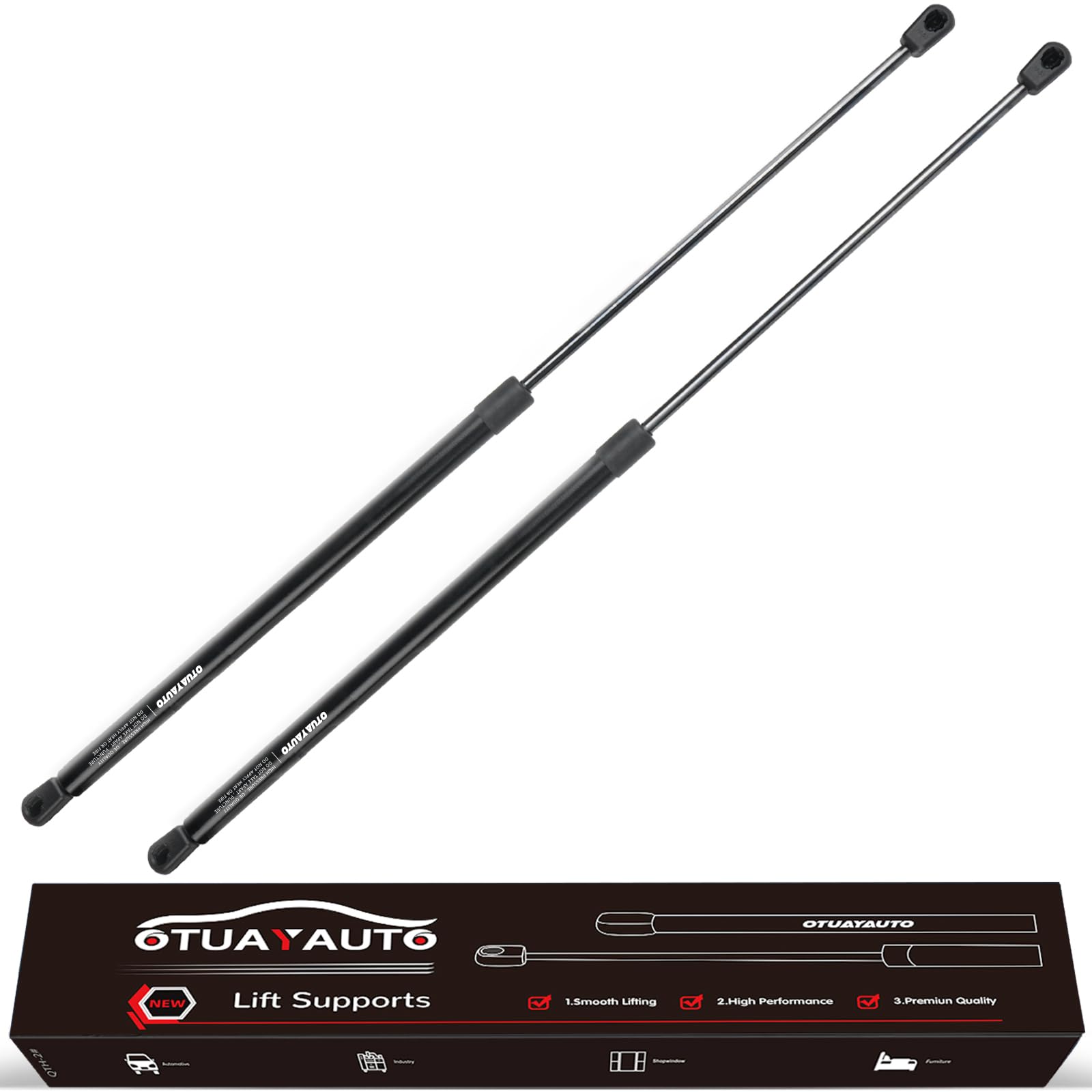 Replacement For 1997-2006 Jeep Wrangler Rear Window Shocks Struts, 55076310Ad Otuayauto Back Glass Hatch Lift Support - 2Pcs