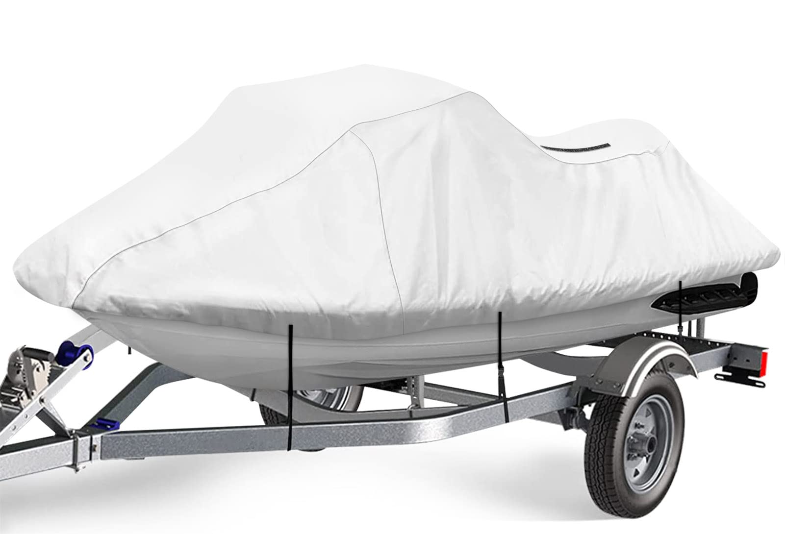 Icover Personal Watercraft Cover- Waterproof Heavy Duty Trailerable Jet Ski Cover For Seadoo Kawasaki Yamaha Wave Runner, Fits P