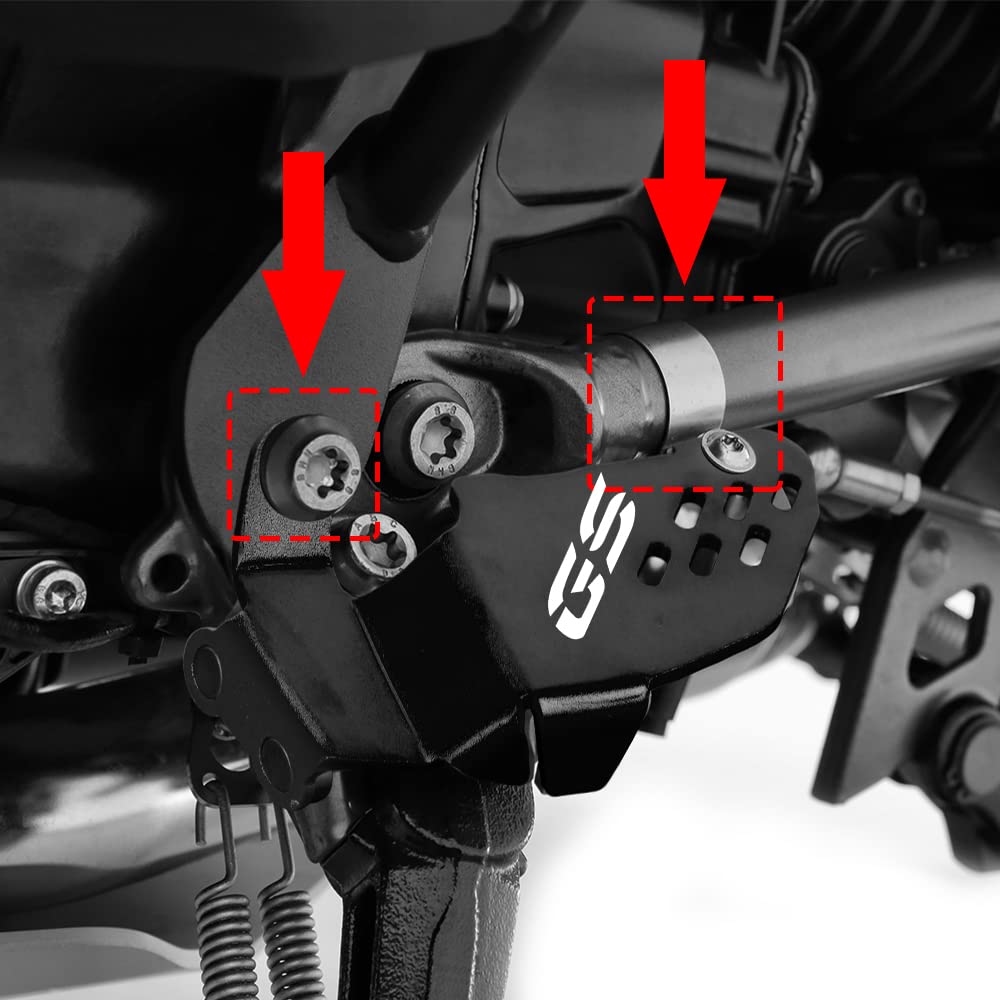 Modeer For Bmw R1200 R1250 Gs Adventure R1250Gs Hp -2022 Motorcycle Sidestand Side Stand Switch Protector Guard Cover Cap R 1200 1250 Gsa R1250Gsa R1200Gs Adv R1250R R1250Rs R1200R R1200Rs (Black)