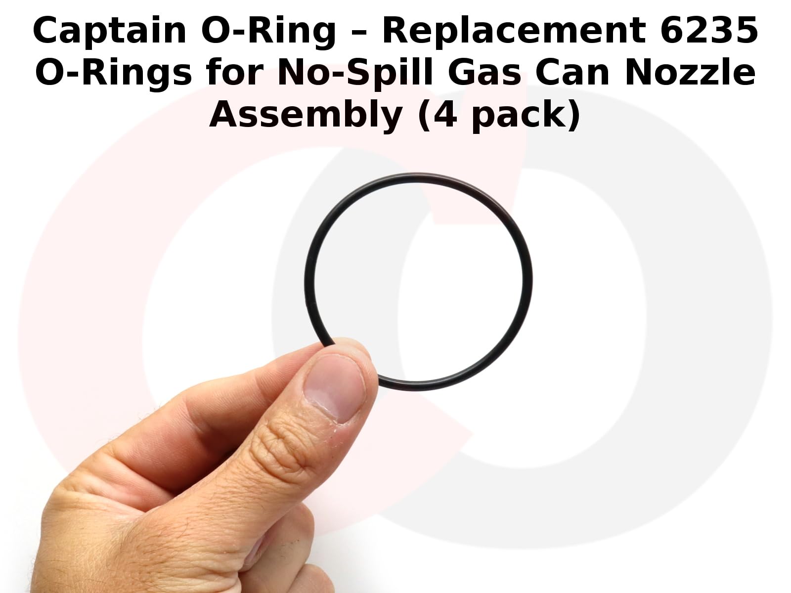 Captain O-Ring - Replacement 6235 O-Rings For No-Spill Gas Can Nozzle Assembly (4 Pack)