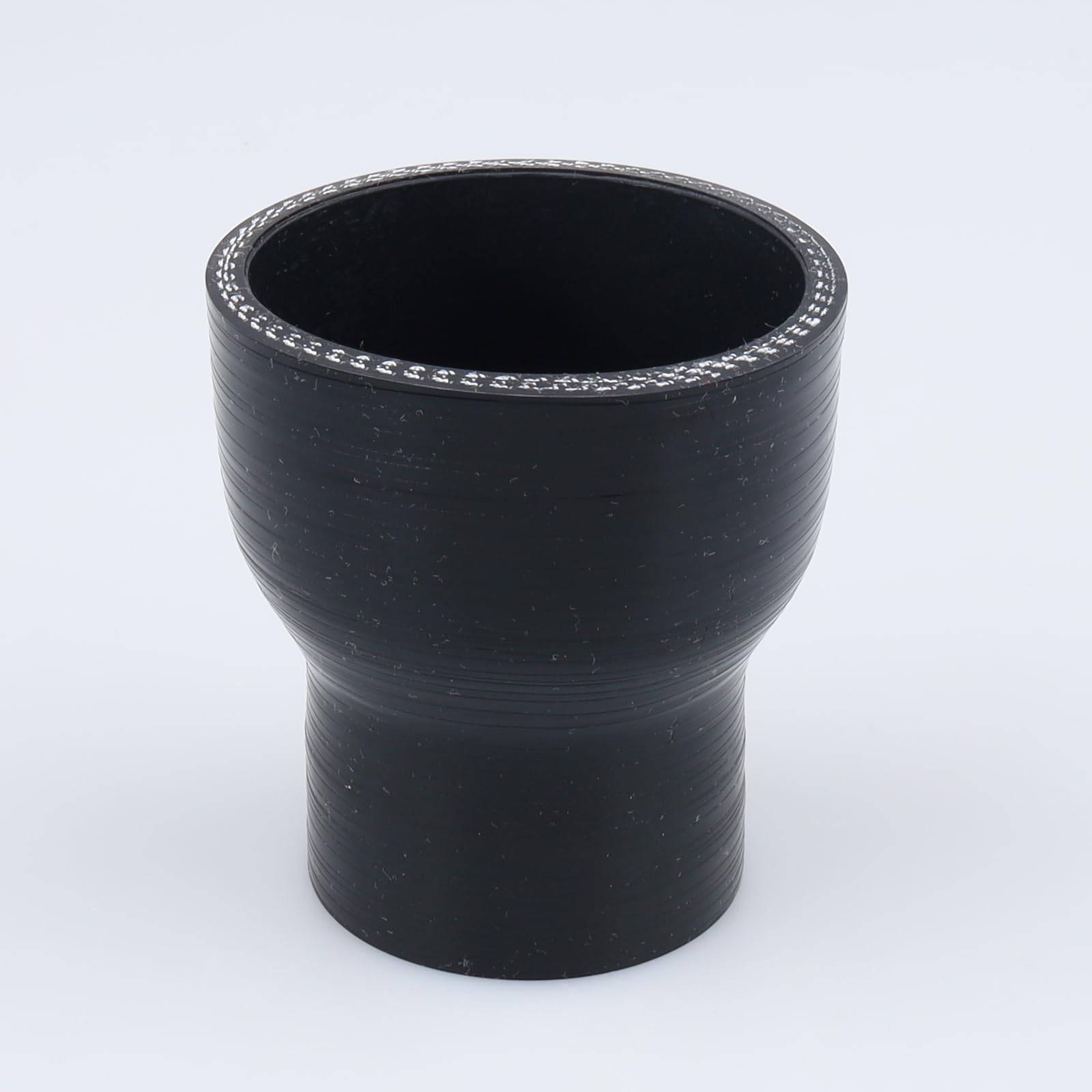 Ac Performance Id 2.5'' To 1.75'' (63Mm To 45Mm) Silicone Hose Straight Reducer 3-Ply Reinforced Black, 3'' Length