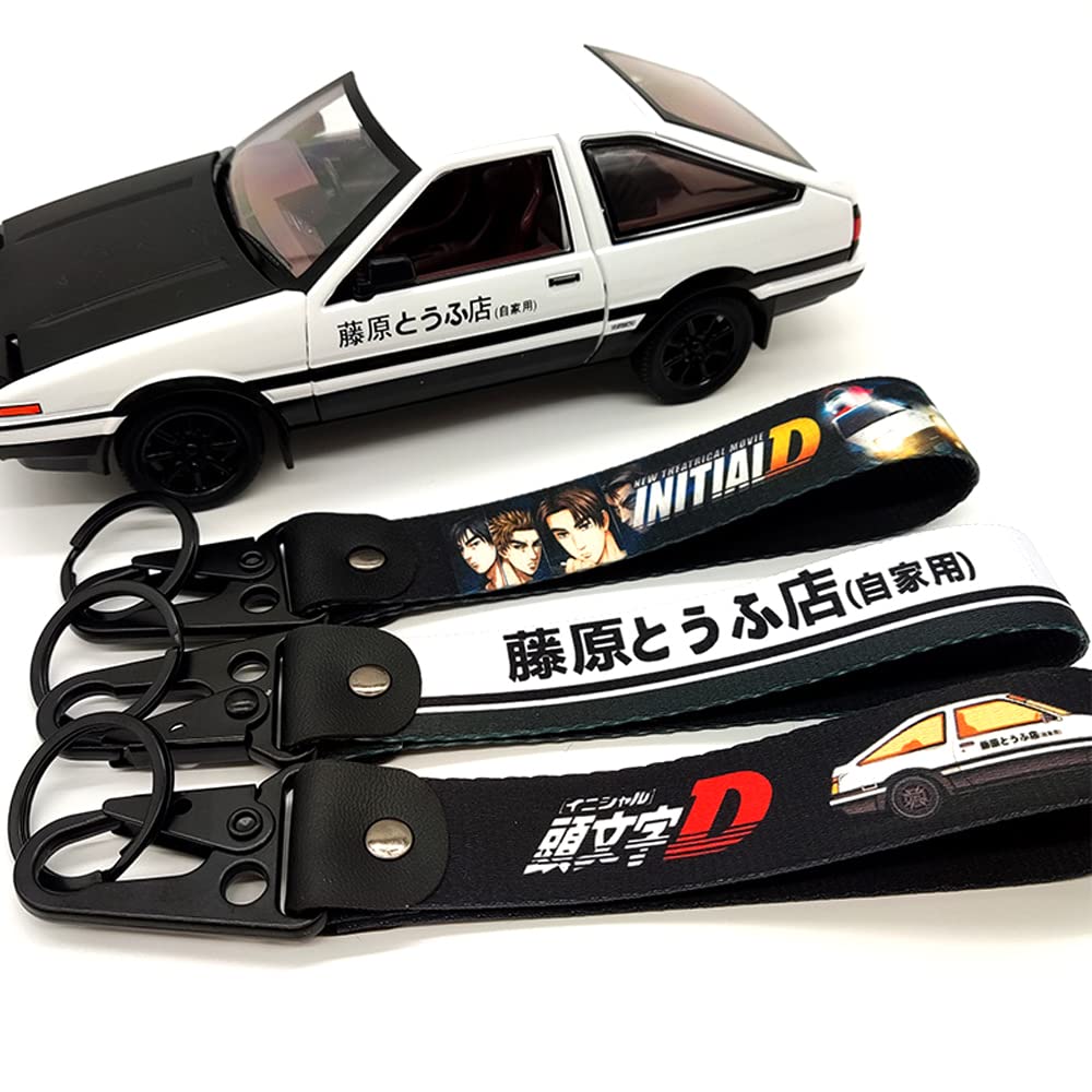 Rilo Kaoer 1pcs JDM Keychain,Initial D Japanese Culture For Manga and Anime accessories