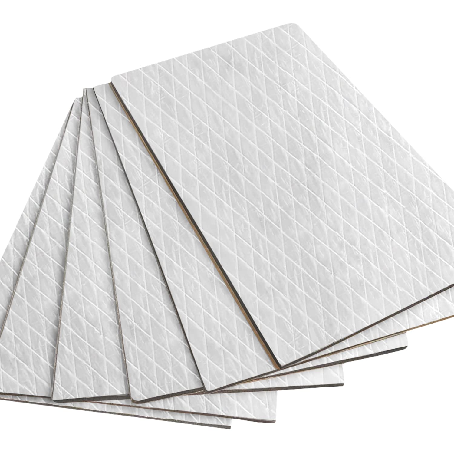 Gosche 197Mil 36 Sqft Sound Deadening Mat, 5Mm Sound Deadening Heat Shield Insulation Mat With Self-Adhesive Pe Foam Dampening M