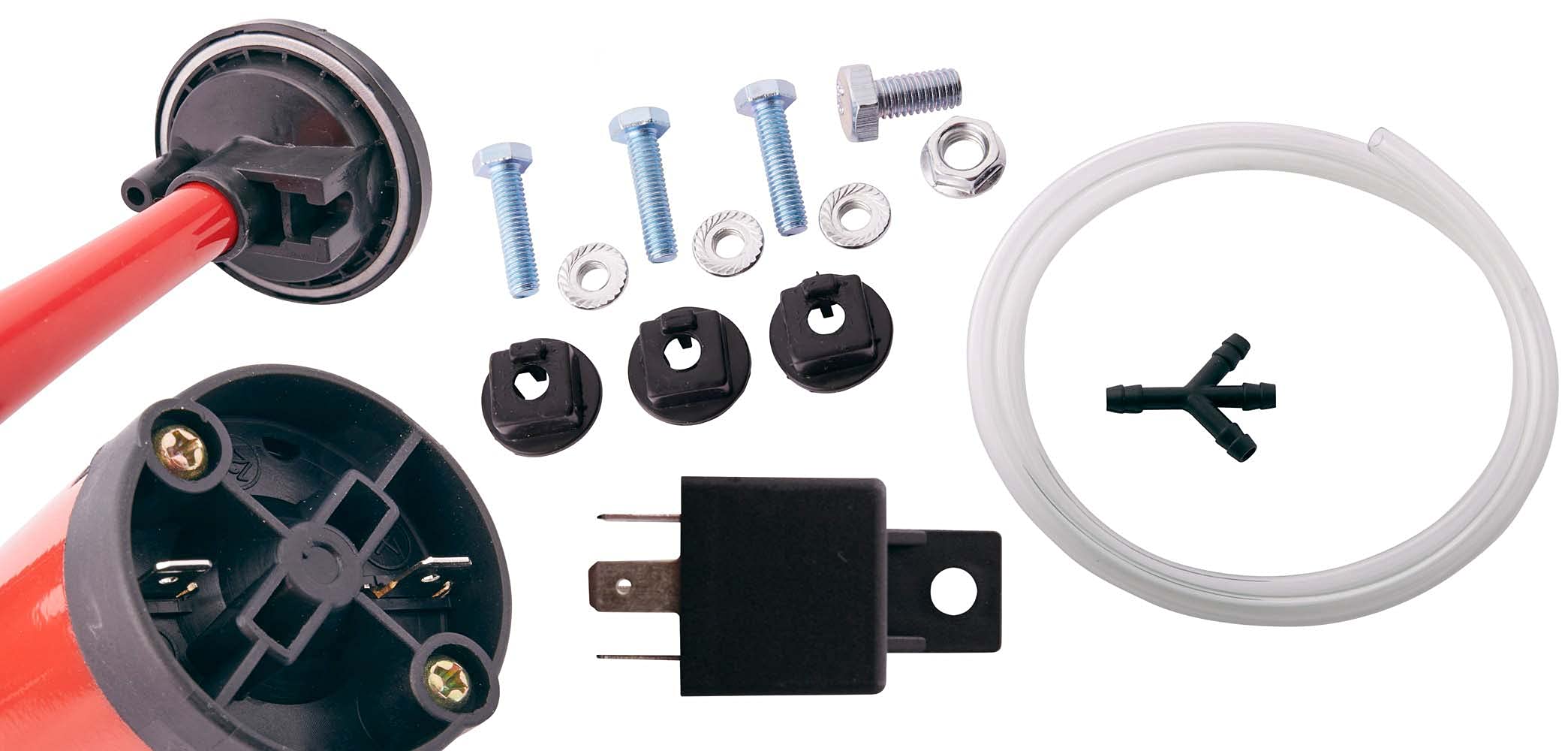 Hella 003001671 Triple-Tone Air Horn Kit With 12V Air Compressor And Mounting Bracket