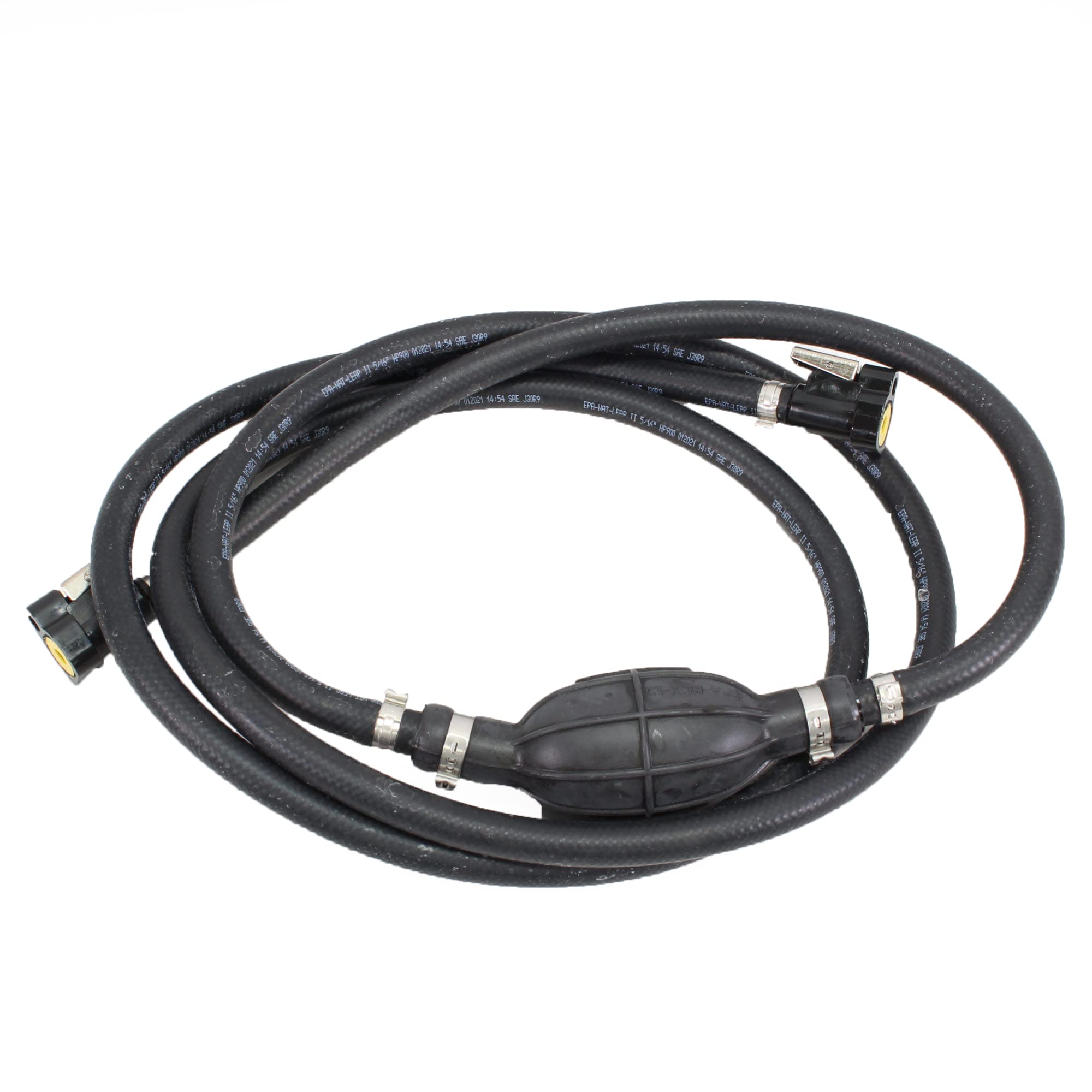 Johnson Evinrude OMC New OEM 5/16 Fuel Gas Line 8ft Hose & Primer Bulb, 5008609