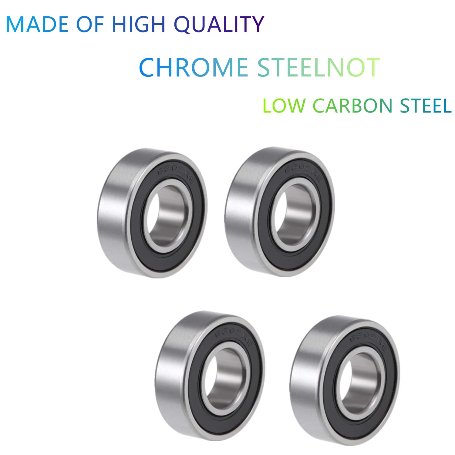 Front and Rear Wheel Bearing Set fit Coleman Powersports CT200U, CT200U-EX Trail 200 Mini Bike, Baja MB165 MB200 Mini Bikes Part