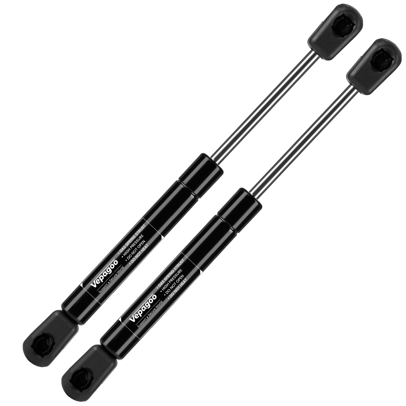 Vepagoo C1615049 C16-15049 10 Inch 20Lb/89N Gas Shocks Struts Lift Supports Compatible With Truck Pickup Tool Box Lid Rv Door, C