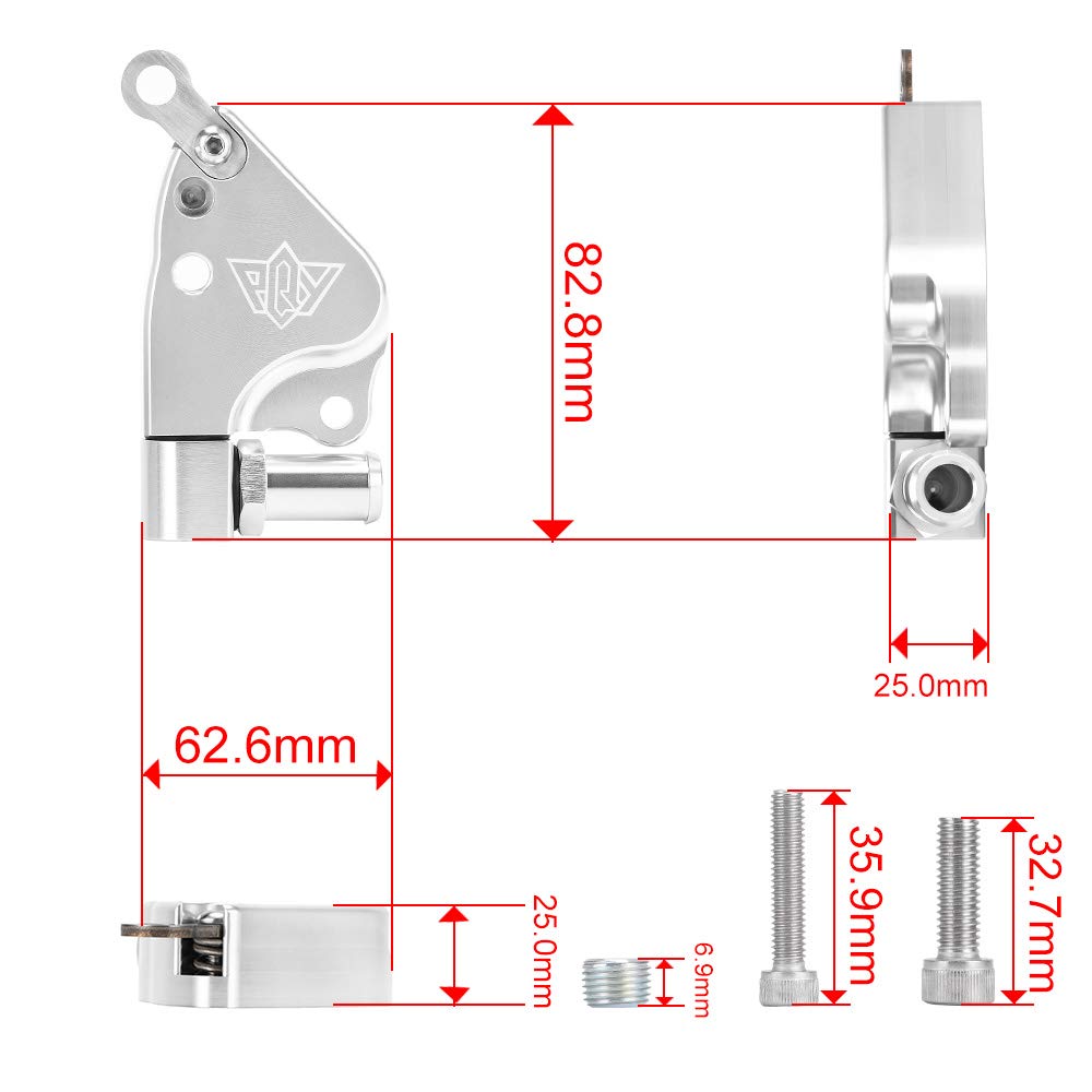 Pqy Intake Manifold Adapter Recirculation Fitting On K24S To Install K20 Style Manifold On K24 Heads Silver