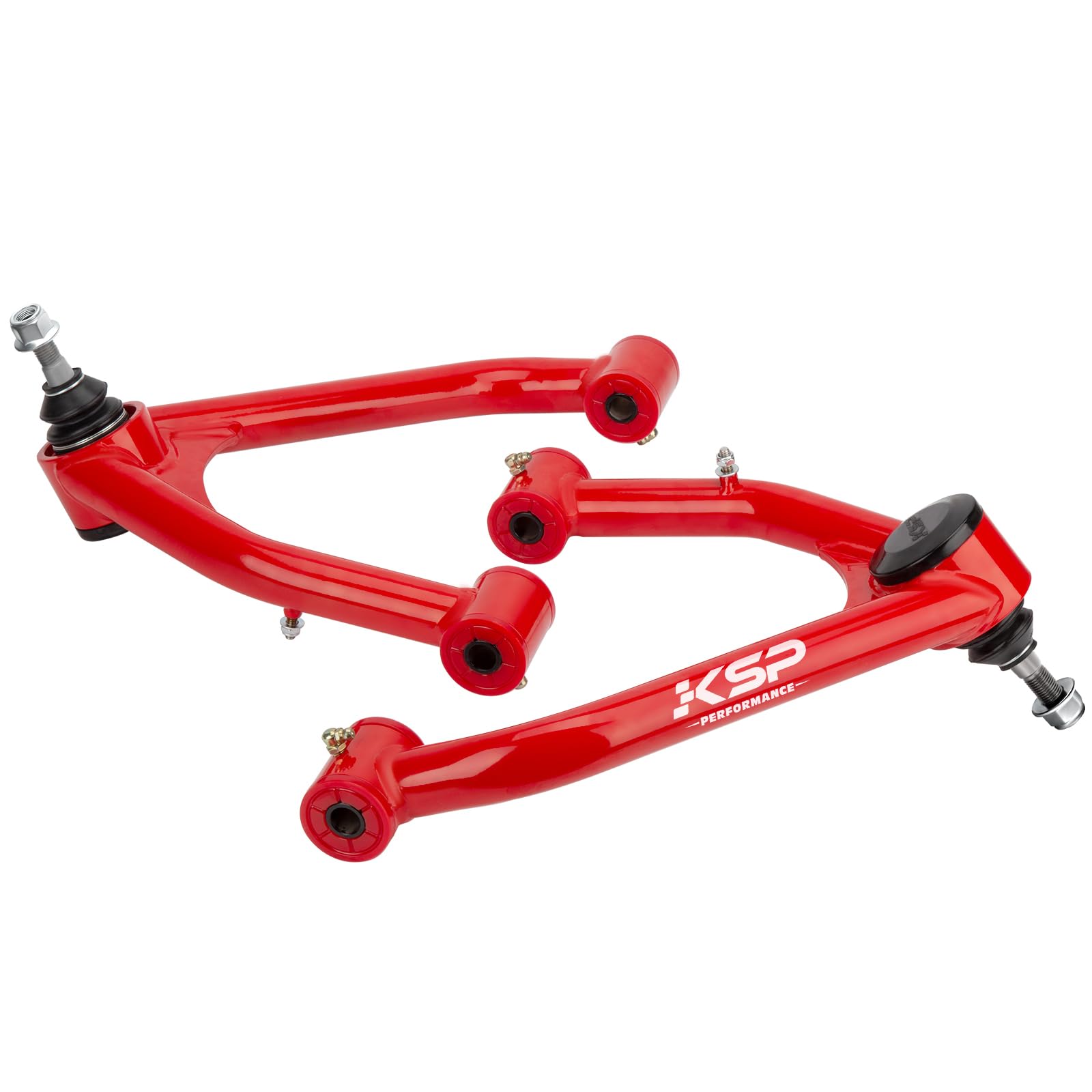 Ksp 2-4'' Upper Control Arms For Silverado Sierra 2007-2018, Adjuatable Steel Control Arm Compatible With Chevy Gmc Avalanche Ta