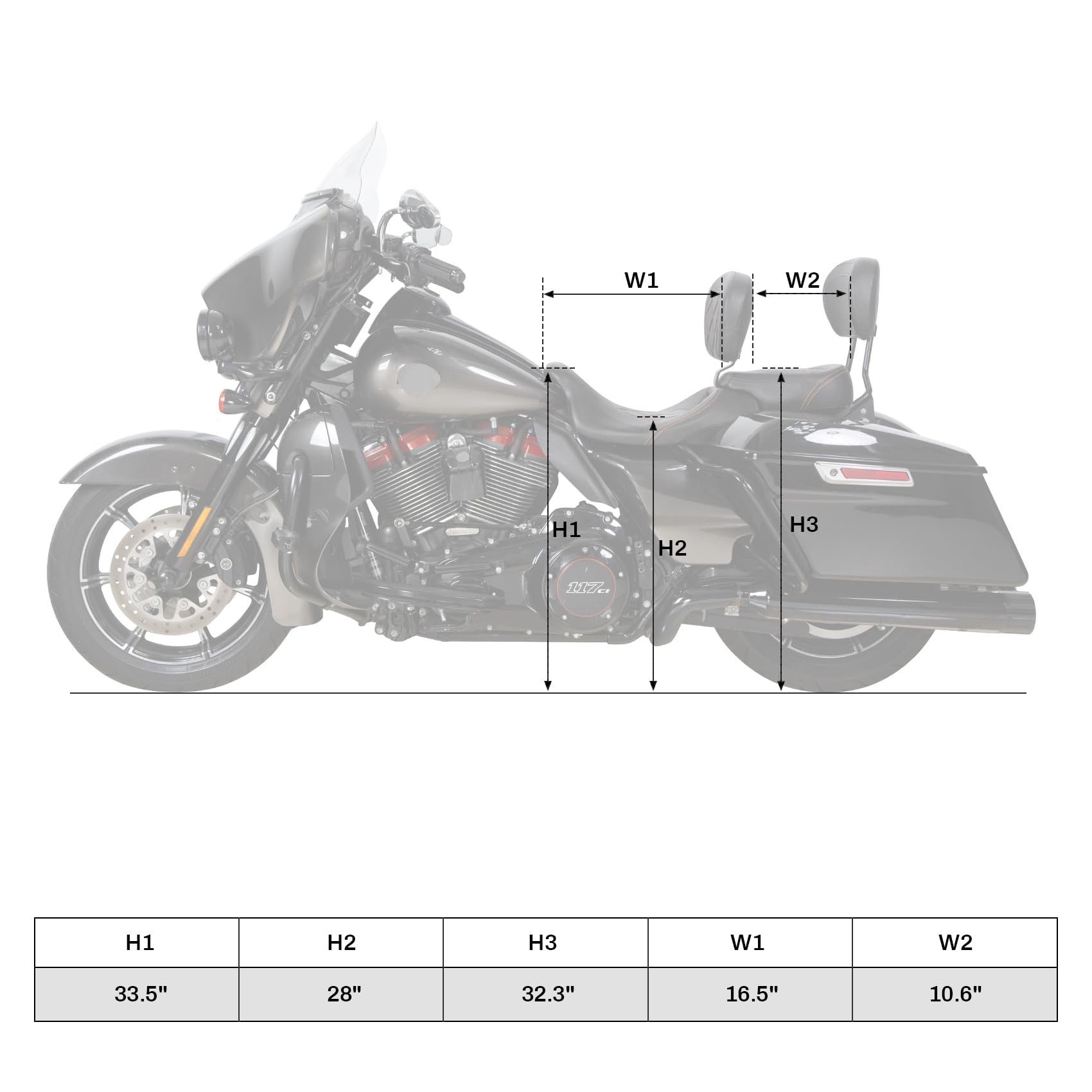Low-Profile Driver Passenger Seat Pillion Set For Harley Touring Street Glide Flhx 2009-Later; Road Glide Limited Fltrk 2020-2024; Road King Special Flhrxs 2017-2024; Ultra Limited Flhtk 2014-2024