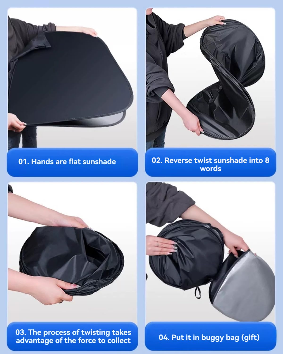 Windshield Sun Shade For Chevy/Chevrolet Equinox Front Window Shades Cover For 2010-2024 Equniox Windshield Sun Visor Protector