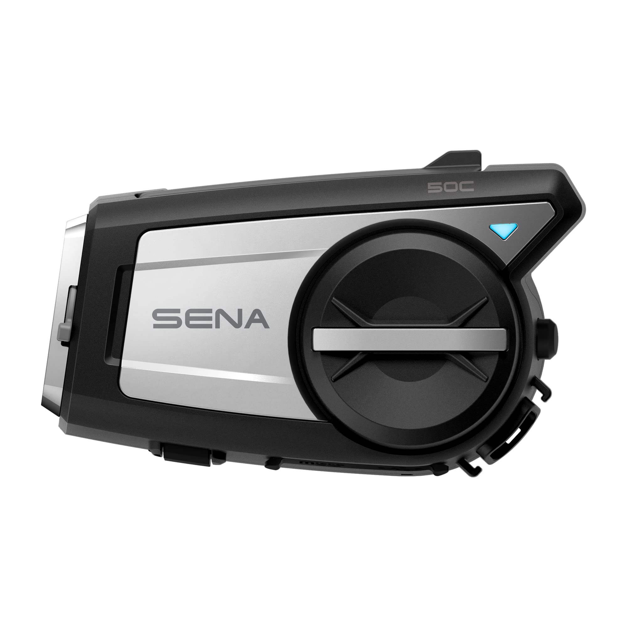 Sena 50C Motorcycle Communication & 4K Camera System With Sound By Harman Kardon Integrated Mesh Communication Headset With Prem