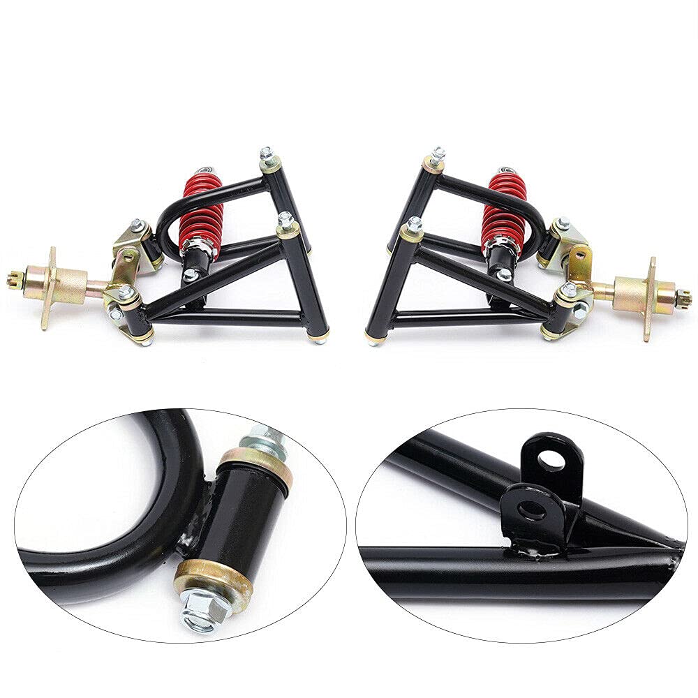Front Suspension Swingarm Assembly, Diy Parts For Buggy Electric Atv Go Kart Bike (Us Stock)