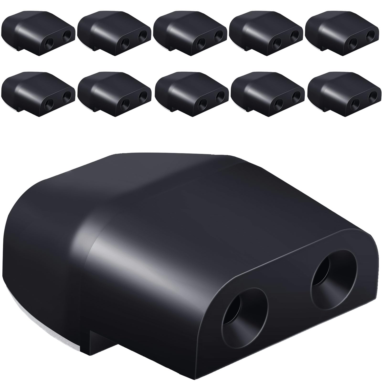 Frienda 10 Pieces Deer Whistle Save A Deer Whistles Avoids Collisions, Deer Whistles For Car Deer Warning Devices Animal Alert For Cars And Motorcycles (Black, Classic Style)