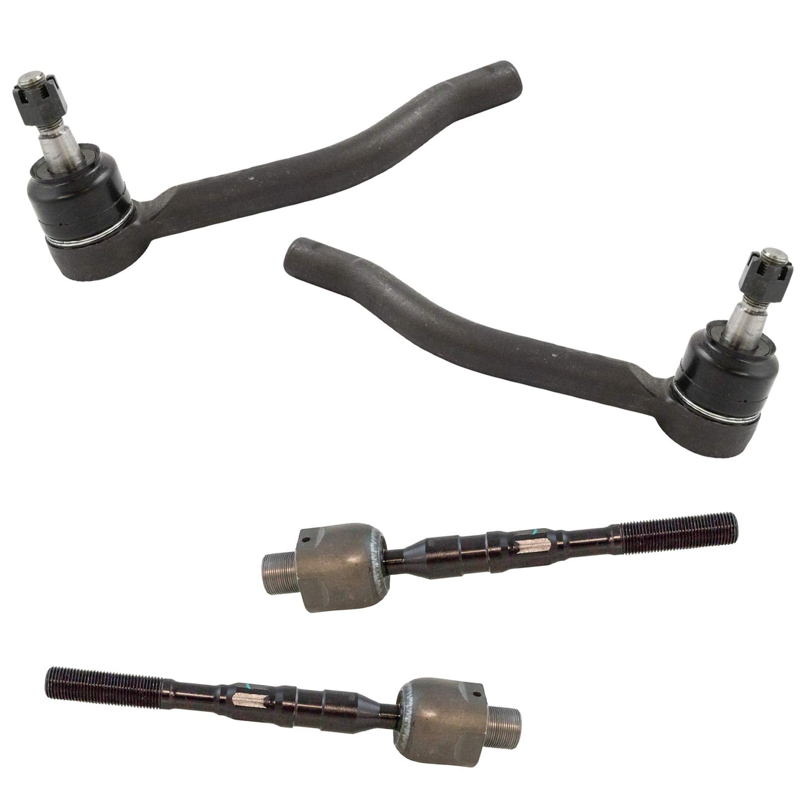 Trq Front Inner And Outer Tie Rod Set Compatible With 2013 Infiniti Jx35 2014-2019 Qx60 2013-2020 Nissan Pathfinder