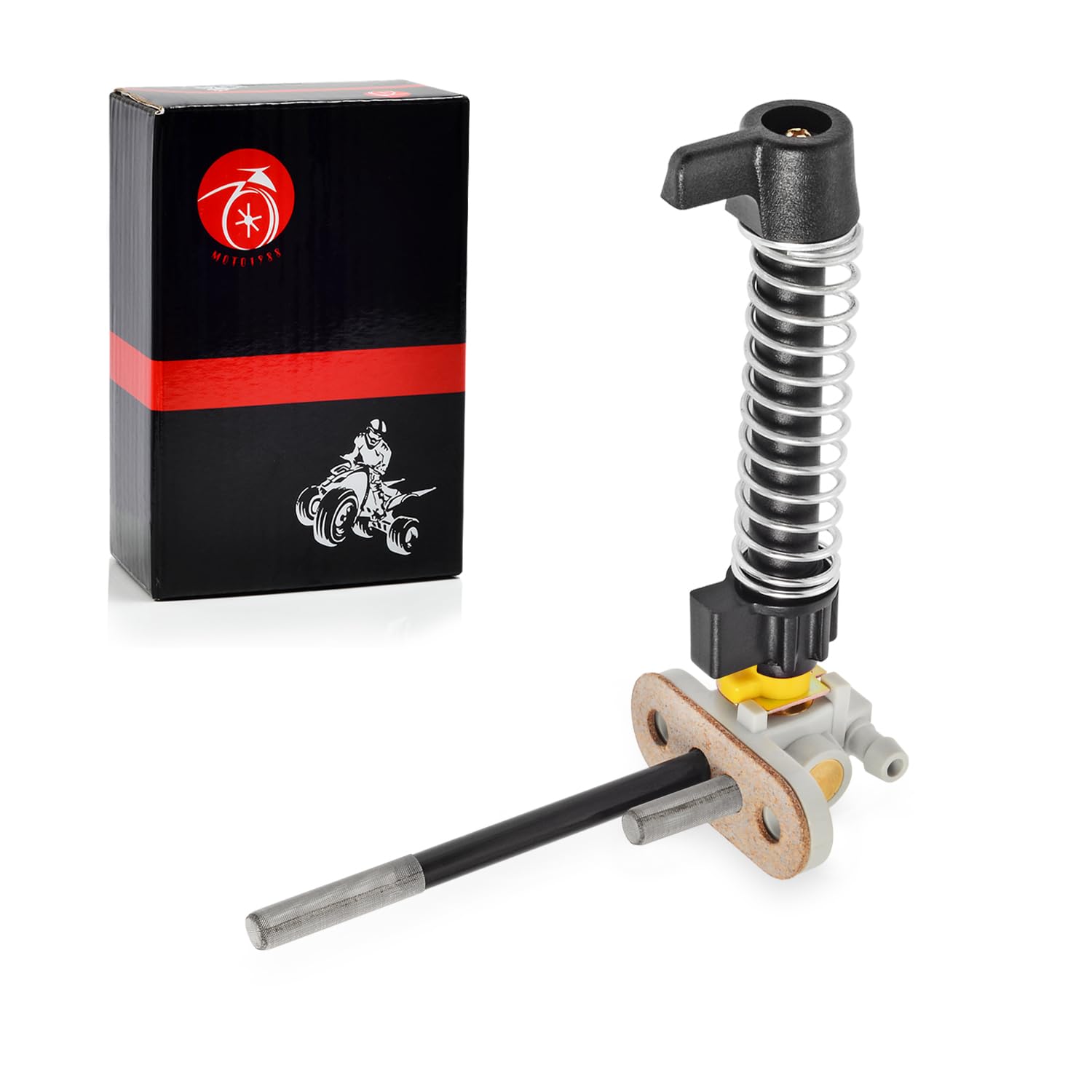 Fuel Valve Petcock and Lever knob SPRING kit For Polaris Magnum 425 1997-1998 Scrambler 500 1998-2001 Big Boss 500 6x6 1998-1999