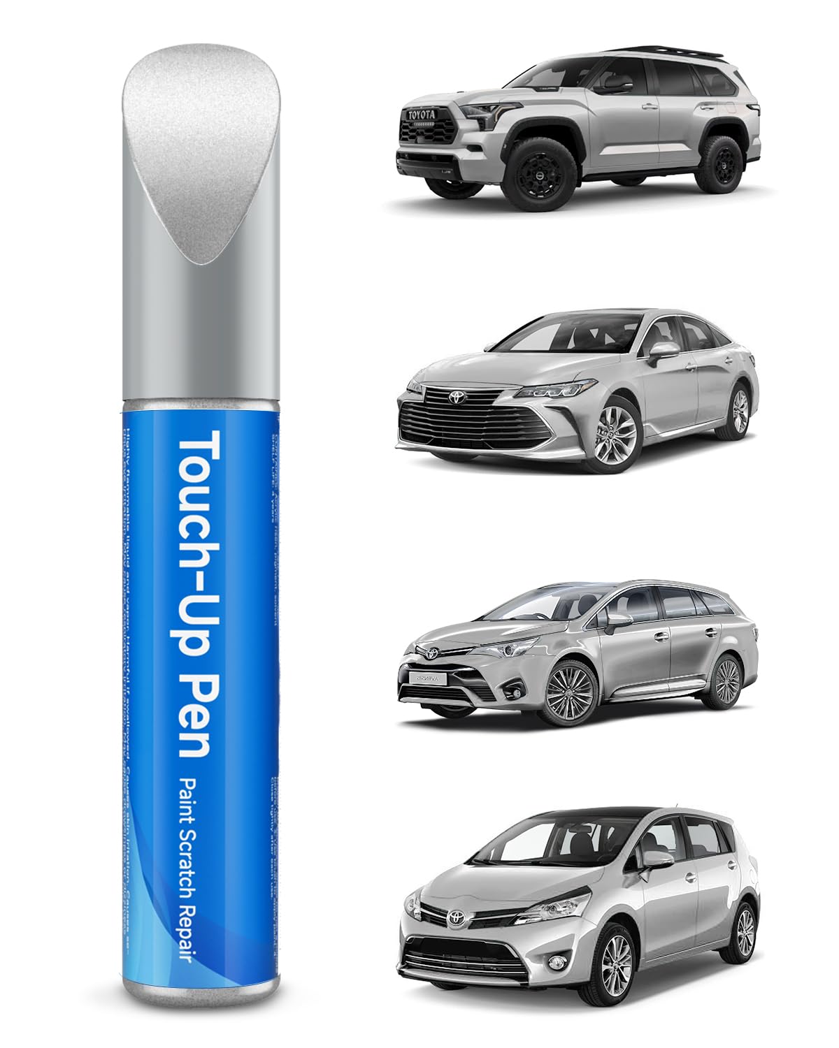 1D4 Pewter Metallic Touch Up Paint Compatible with Toyota Exact Match Touch Up Paint Car Scratch Repair
