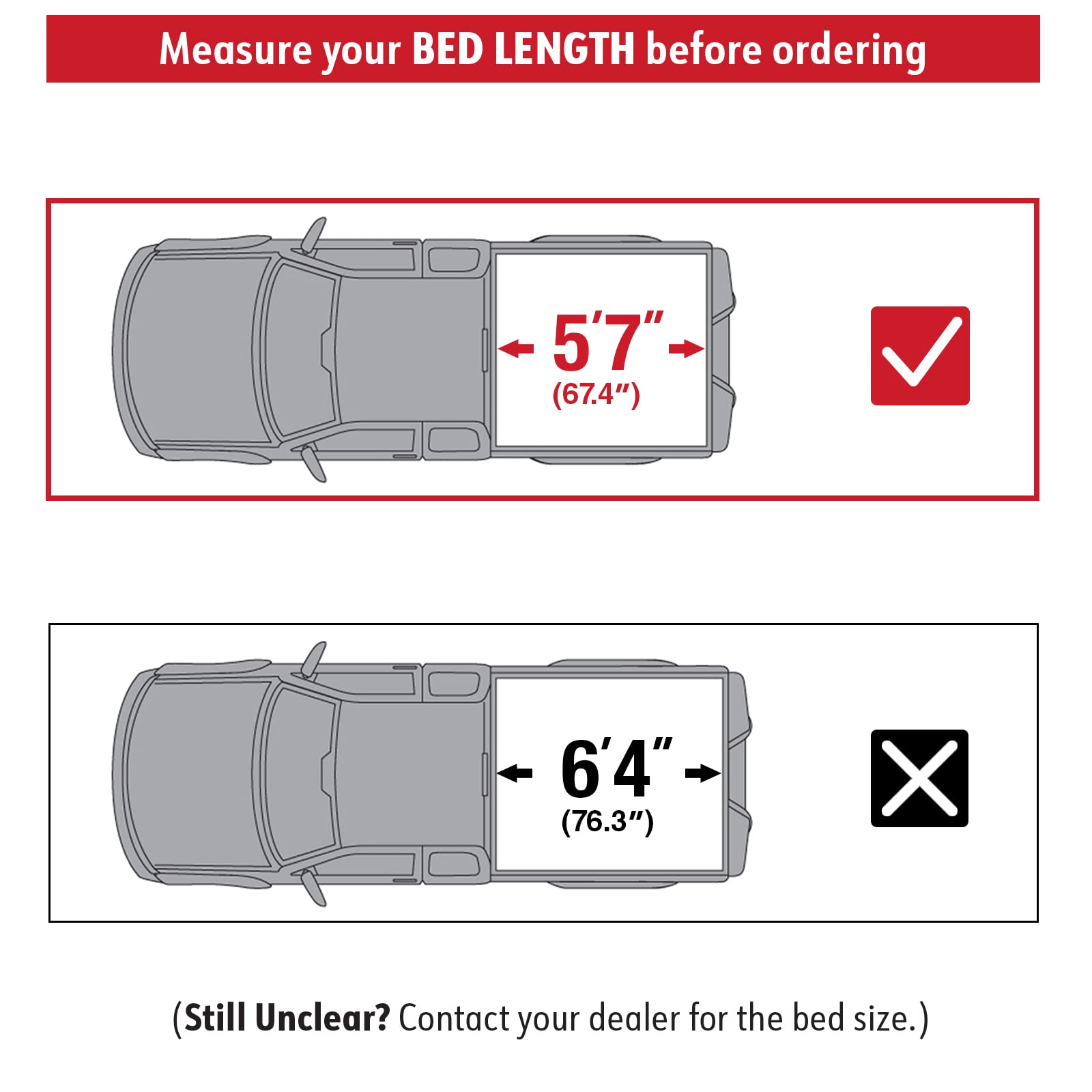 Maxmate Soft Roll-Up Truck Bed Tonneau Cover Compatible With 2019-2025 Ram 1500 New Body (Not Fit 19-25 Classic) | 5'7'' (67'')