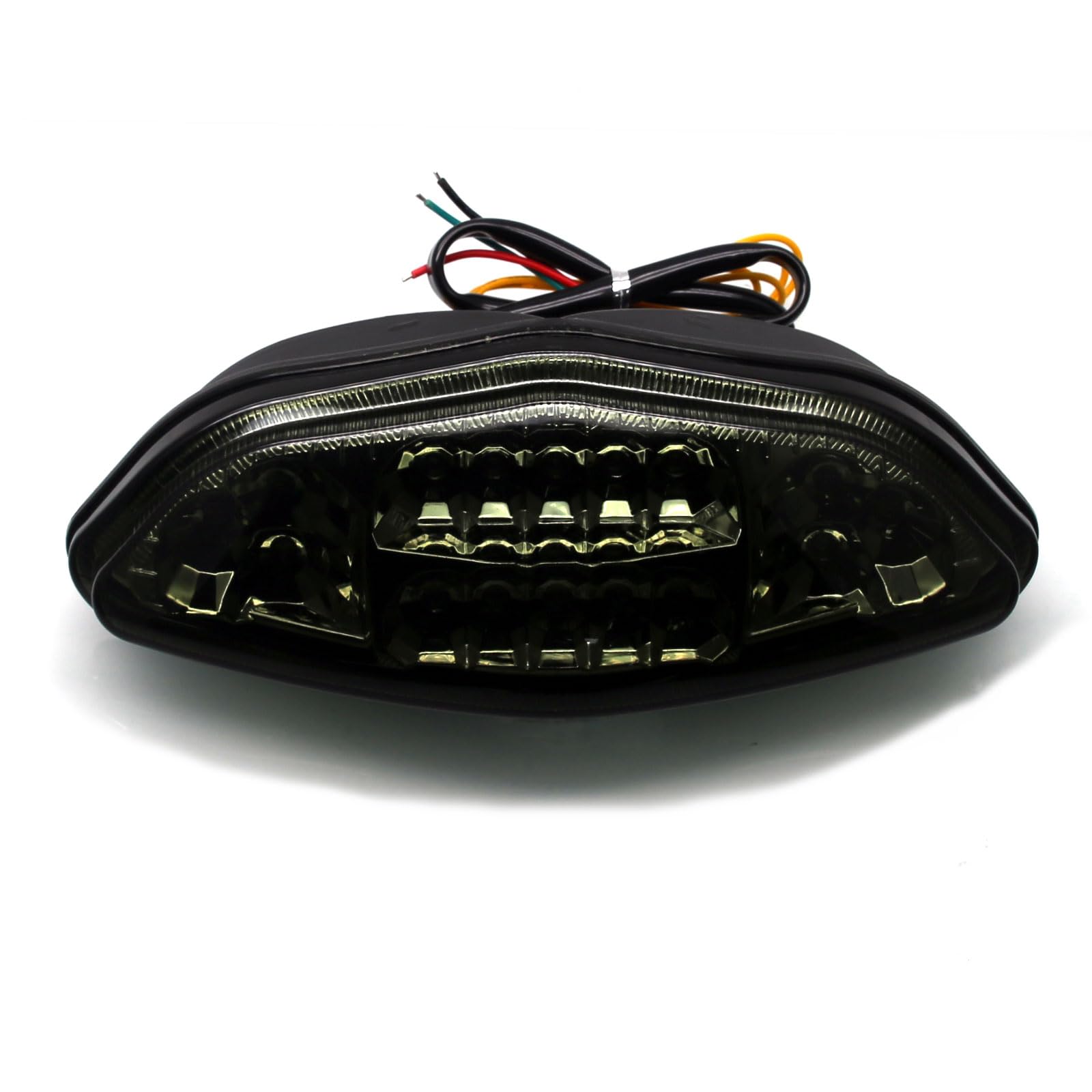 Mzs Motorcycle Tail Light, Led Integrated Turn Signal Blinker Smoke Lens Compatible With Dl650 Vstrom 650 2004-2011 / Dl1000 Vst