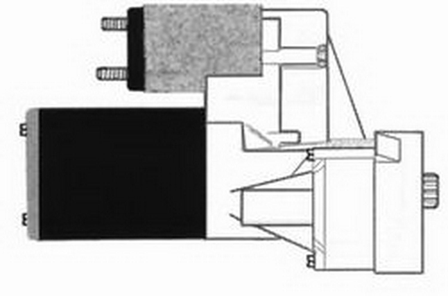 Powermaster 9000 Str Powermax Plus Chevy Universal Straight Mtg 153/168T Flyw 14:1 Natural