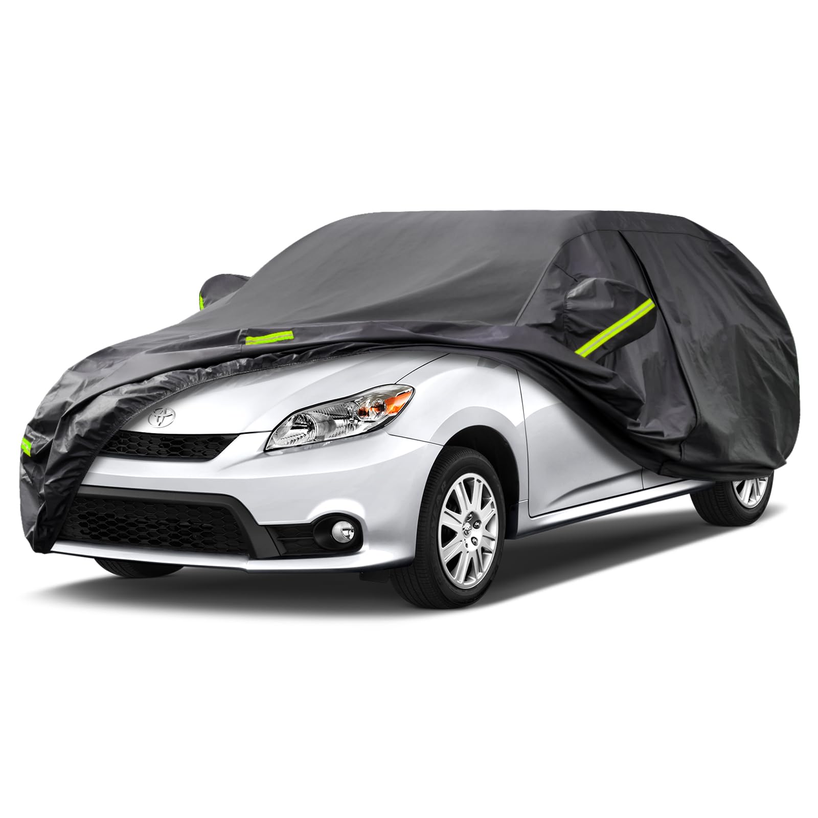 Kaugung 7 Layers Car Cover Custom Fit Toyota Matrix (2002-2014), Waterproof All Weather Resistant Outdoor Indoor Sun Rain Dust S