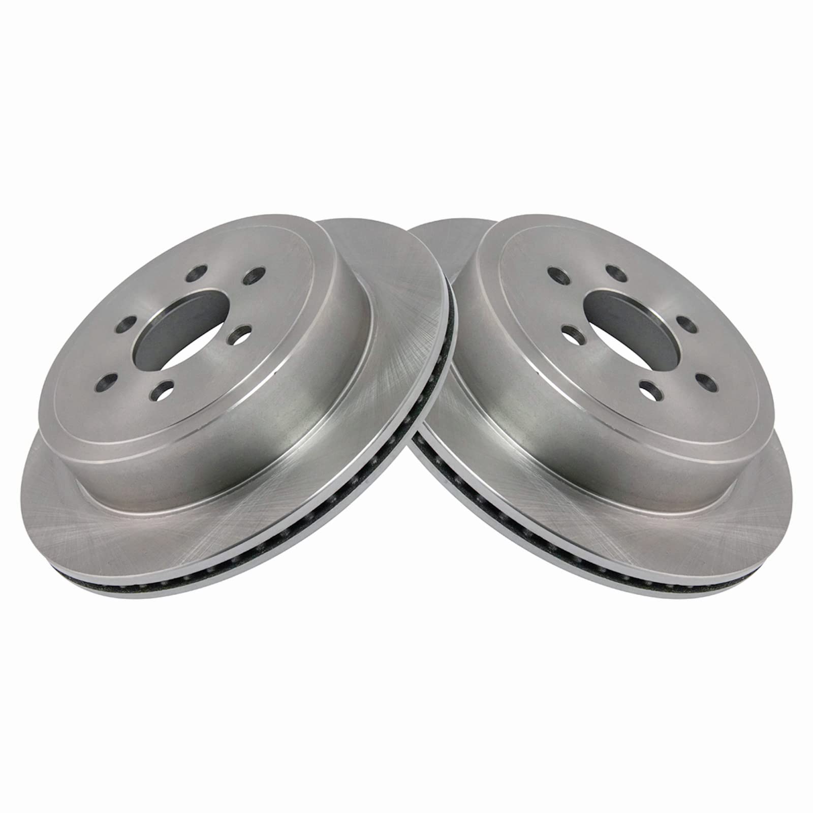 Trq Rear Brake Rotors Set Vented Compatible With 2003 Dodge Durango