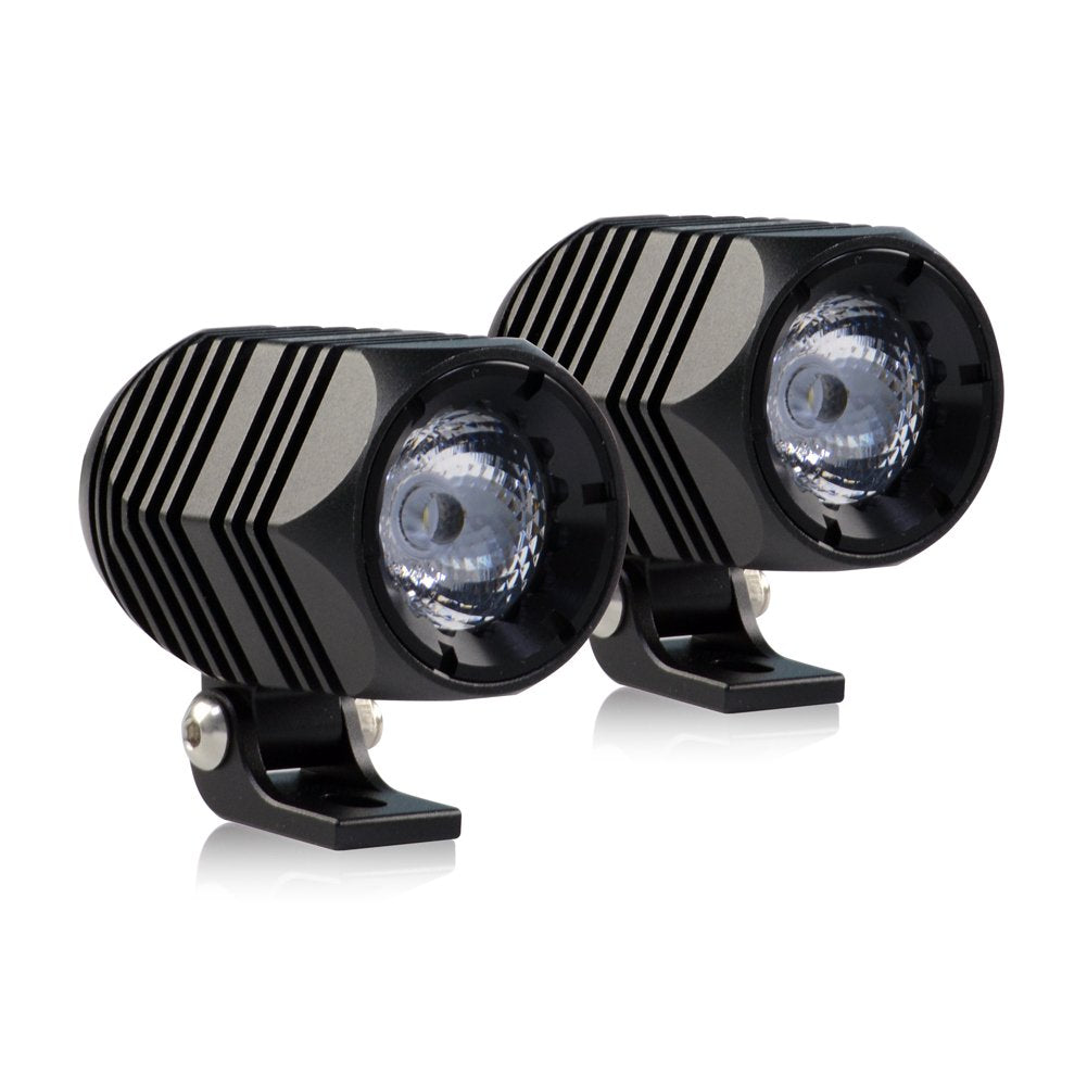 Handster Motorcycle Fog Light 2Inch Cool White Led Pod Lights Ip68 Waterproof Spot Auxiliary Driving Lamp 2Pcs For 4X4 Off Road