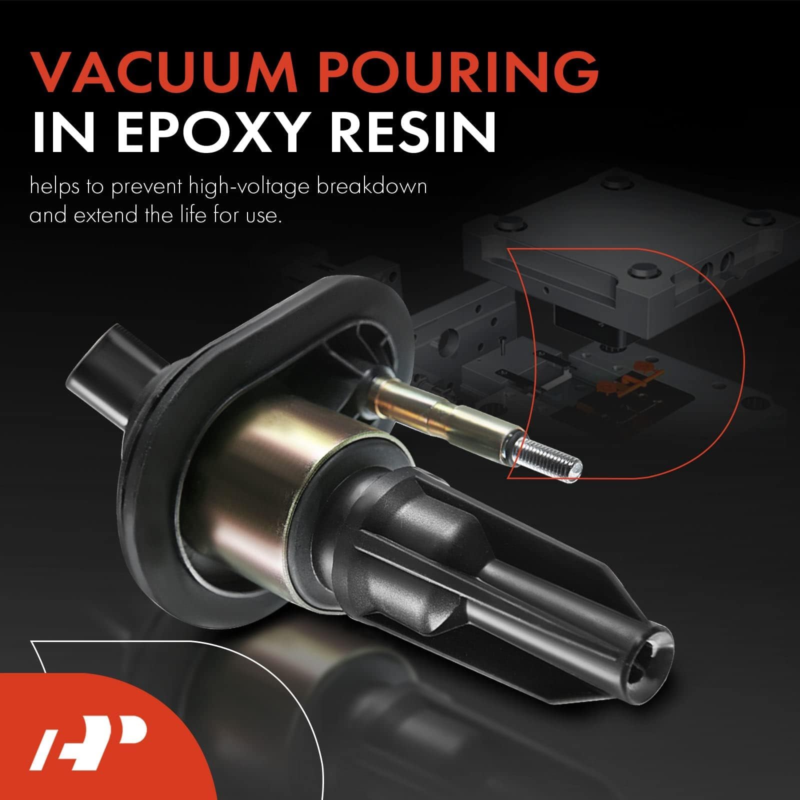 A-Premium Set Of 6 Ignition Coils Pack Compatible With Chevy, Gmc, Isuzu, Hummer, Saab & Buick Vehicles - Colorado Canyon Ascend